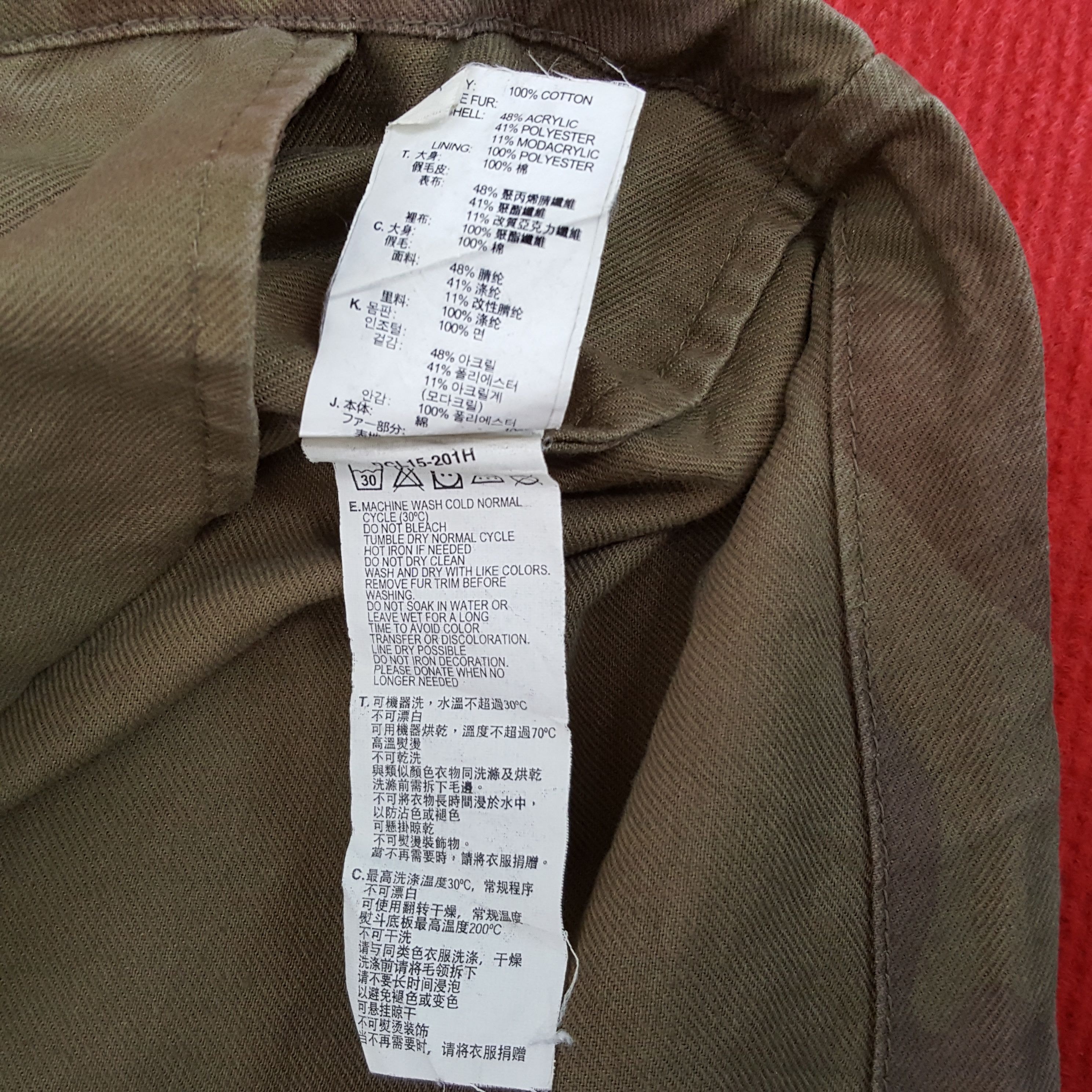 Levi's × Vintage Levis Parkas Jacket Camo Design Style Size US XS / EU 42 / 0 - 8 Thumbnail