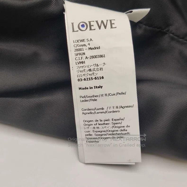 Loewe Loewe Solid Color Single-Breasted Short Sleeve Leather Jac Size XS / US 0-2 / IT 36-38 - 4 Thumbnail