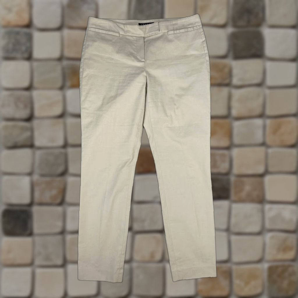 Theory Theory Dress Pants Womens 8 Khaki Beige Slim Shirt Pants Women Dress Pants Slim Bl Size 30" / US 8 / IT 44 - 1 Thumbnail
