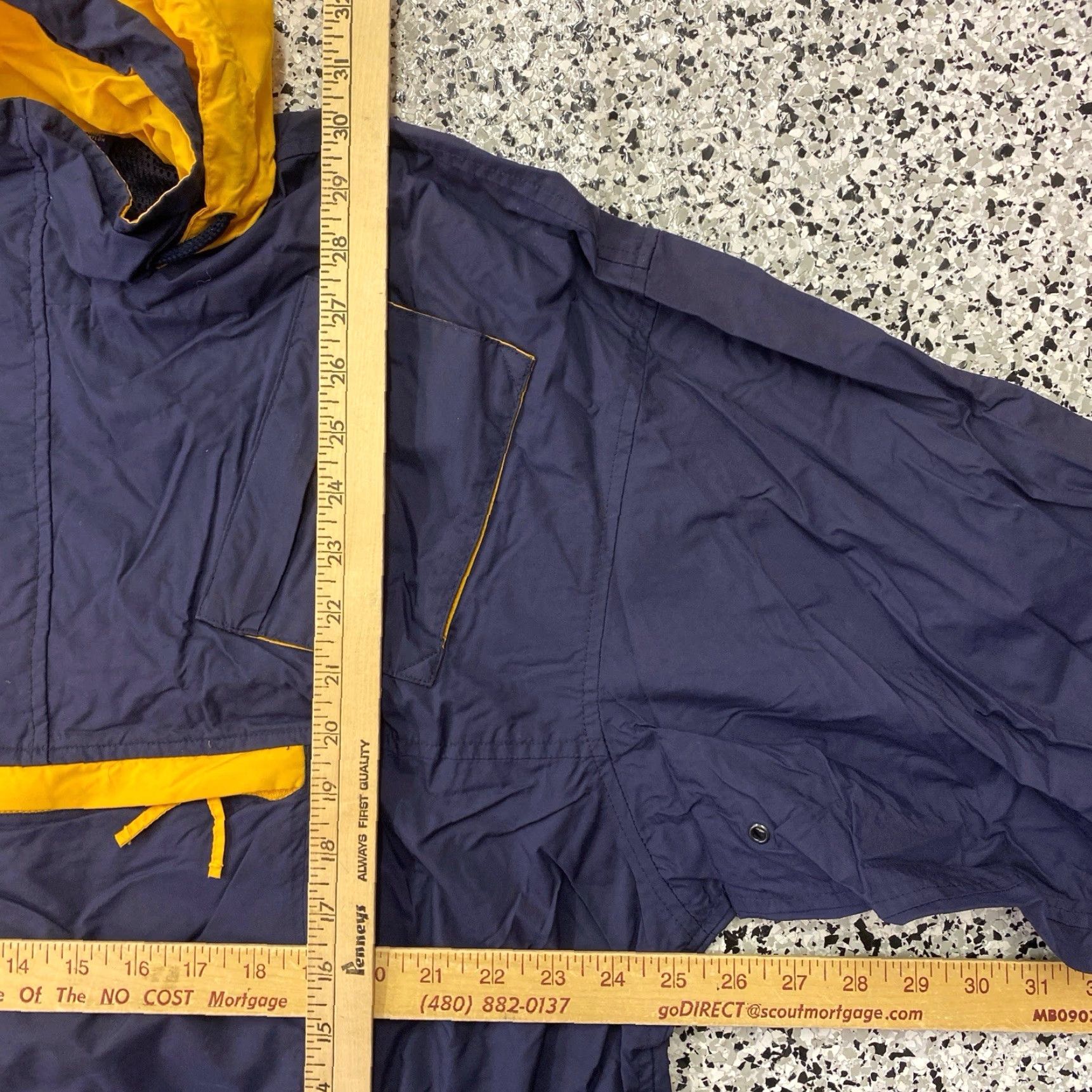 Gap VINTAGE Gap Jacket Mens L Blue Nylon Hooded Anorak Windbreaker 90s Jacket Size US L / EU 52-54 / 3 - 3 Thumbnail