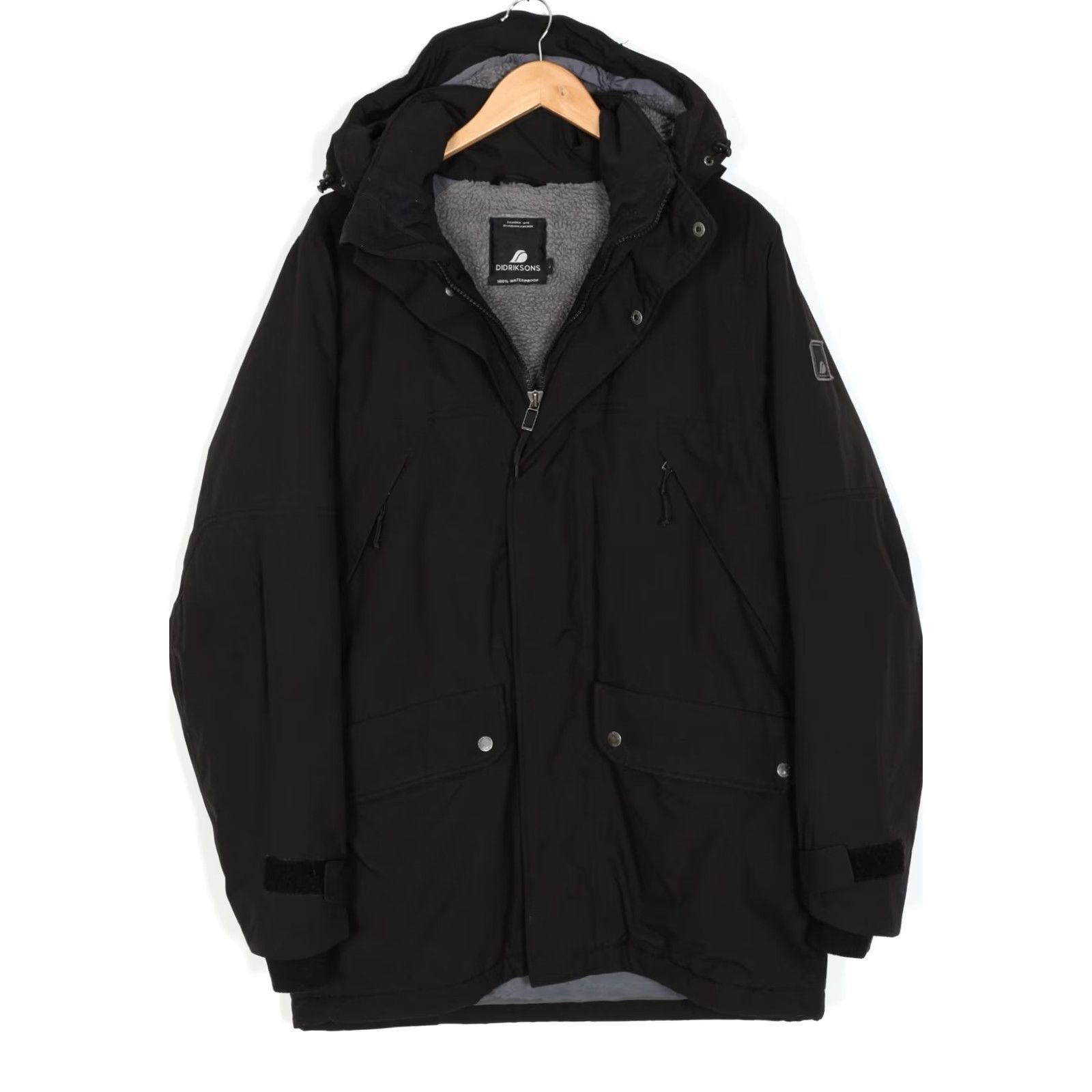 Vintage DIDRIKSONS Karl USX PARKA Jacket Men L Waterproof Hooded Insulated Size US L / EU 52-54 / 3 - 2 Thumbnail