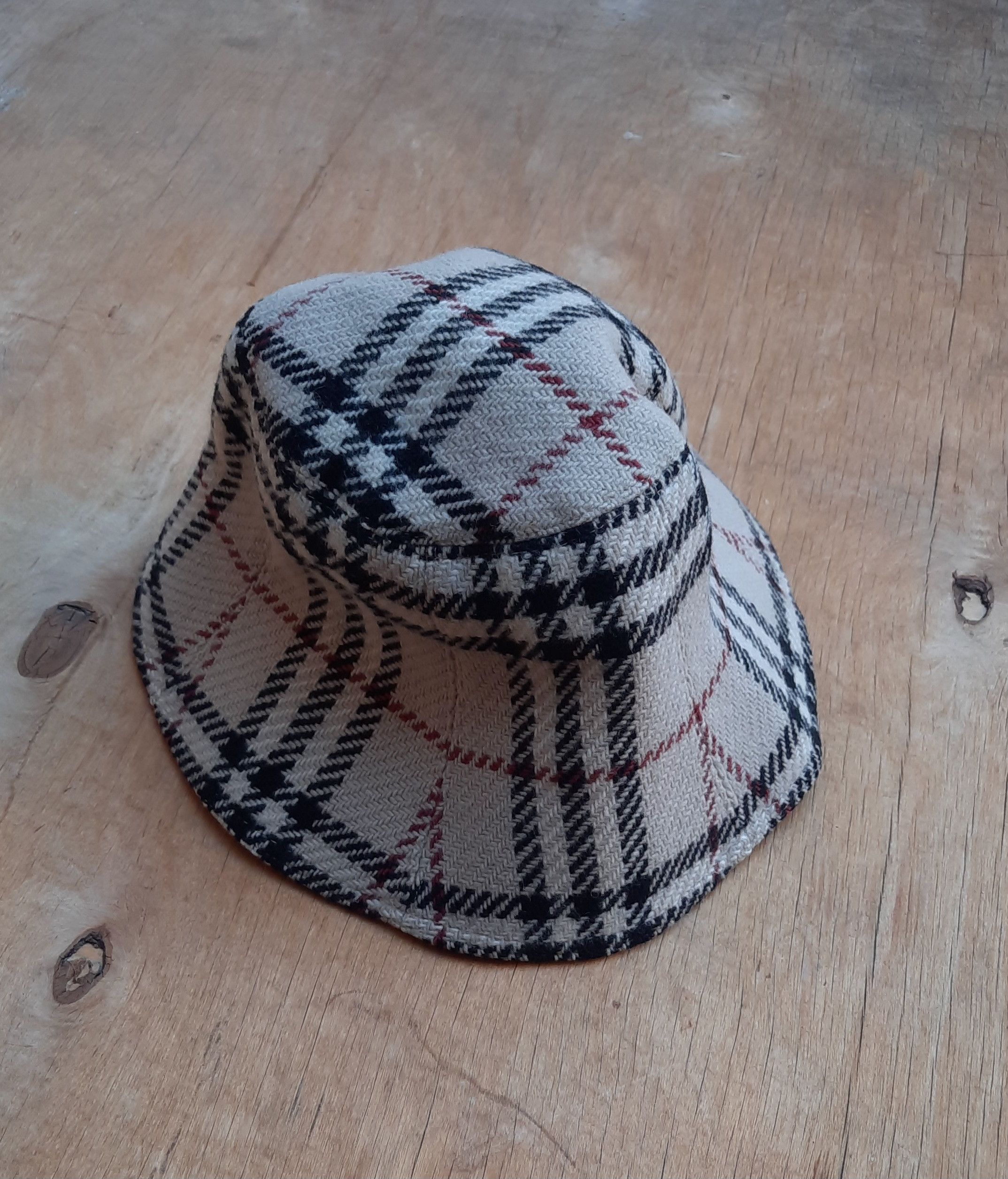 Burberry Burberry London Classic Nova Check Wool Bucket Hat Size ONE SIZE - 2 Thumbnail