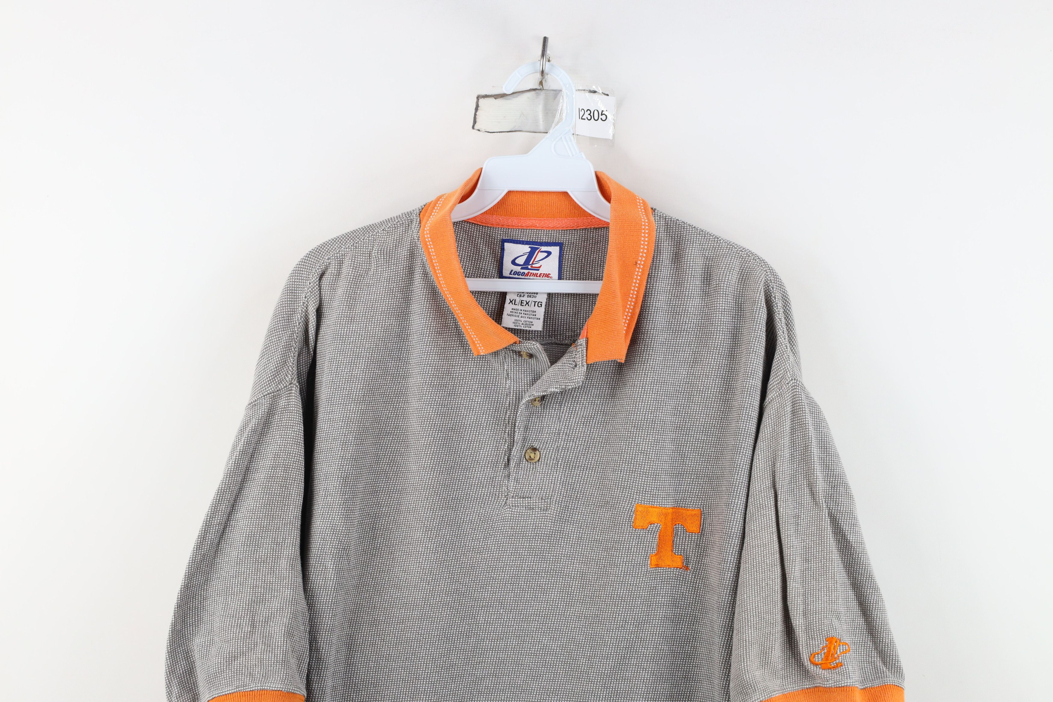Vintage Vintage 90s University of Tennessee Golf Polo Shirt Cotton Size US XL / EU 56 / 4 - 2 Thumbnail