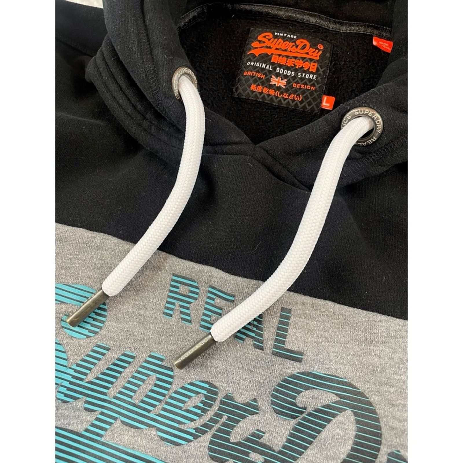 Superdry SUPERDRY • Vintage Logo 1st Panel Pullover Hoodie Size US L / EU 52-54 / 3 - 14 Thumbnail