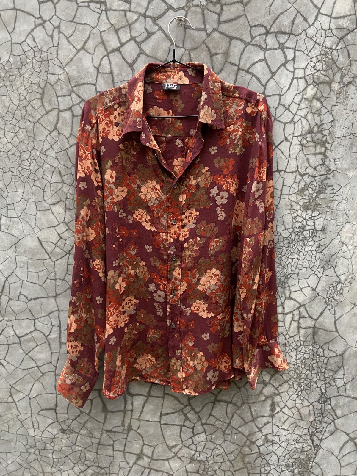 Dolce & Gabbana × Vintage Dolce & Gabbana Made in Italy Vintage Floral Shirt Rare Size US L / EU 52-54 / 3 - 1 Thumbnail