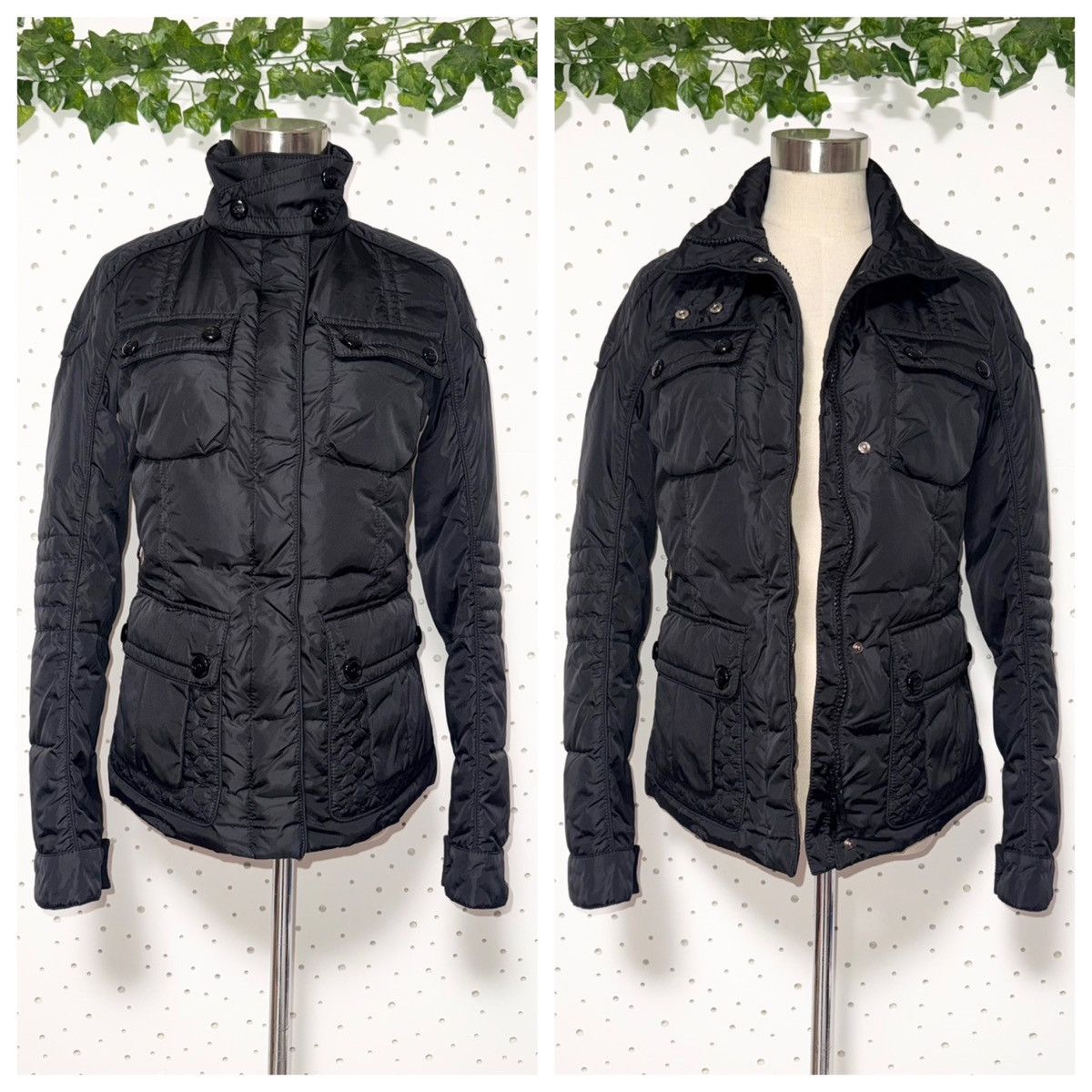 Gucci Authentic Gucci GG Logo Button Quilted Down Jacket 38 Black Size XS / US 0-2 / IT 36-38 - 6 Thumbnail