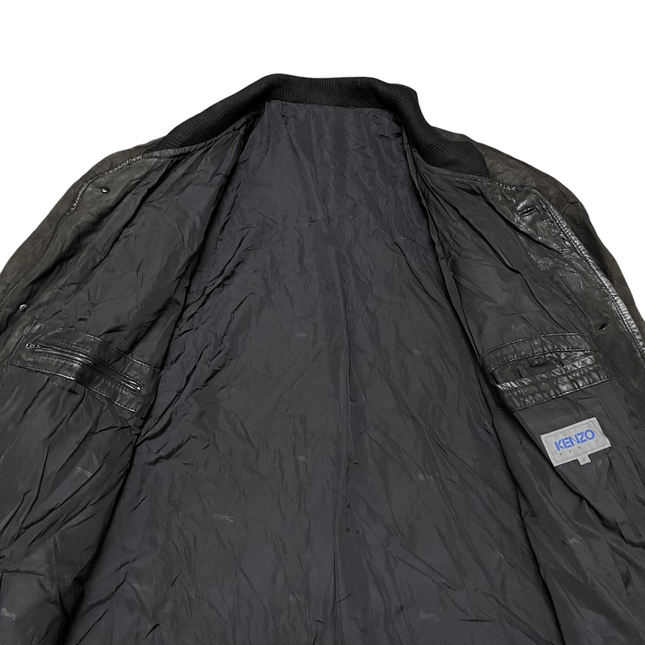 Kenzo Vintage Kenzo Paris Leather Jacket Size US L / EU 52-54 / 3 - 7 Thumbnail