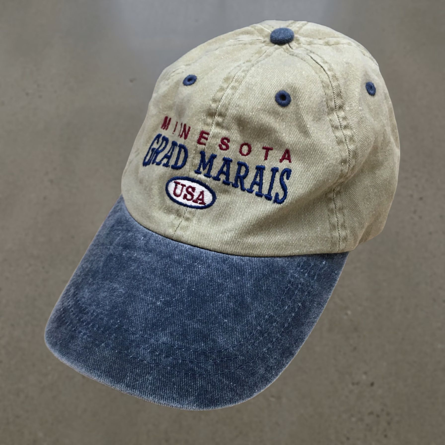 Vintage South Athletics Baseball Cap Mens Brown OS Minnesota Graid Marais Size ONE SIZE - 1 Thumbnail