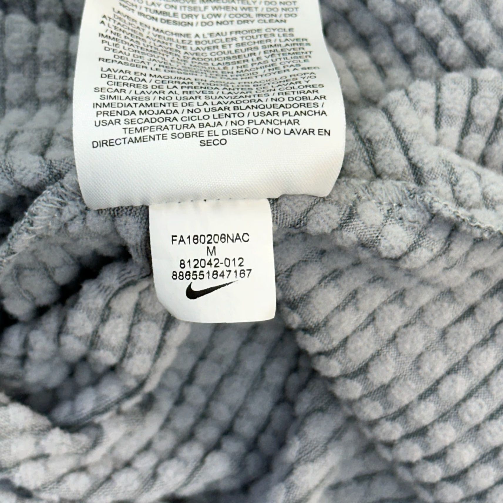 Nike VINTAGE Nike Running Pullover Women's M Gray Dri-Fit Therma Sphere Long Sleeve Shirt Mens Womens Size M / US 6-8 / IT 42-44 - 7 Thumbnail