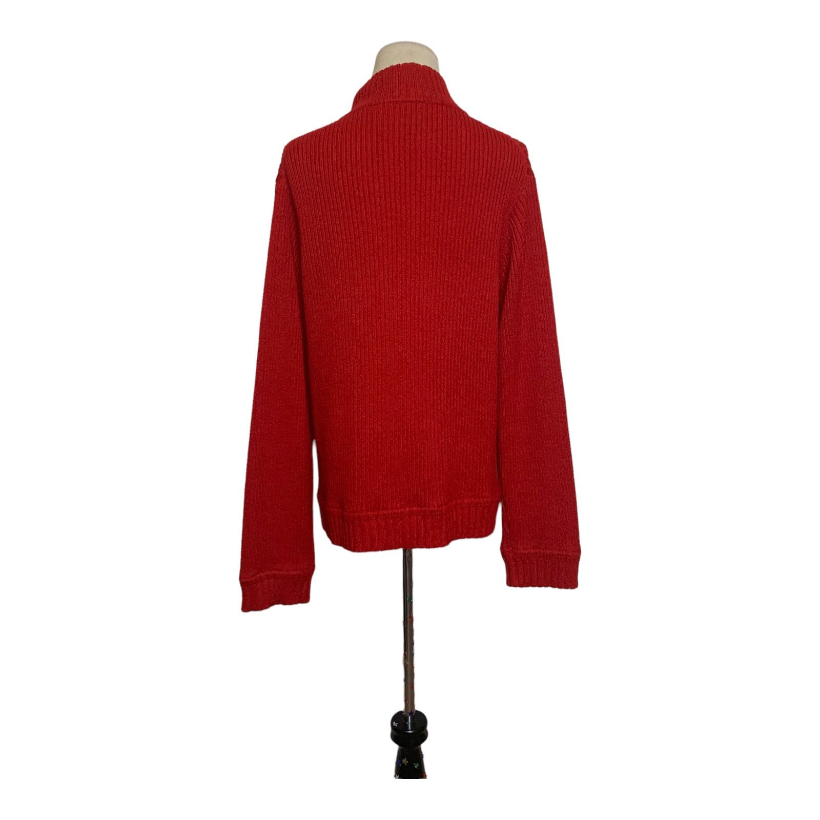 Liz Claiborne Liz Claiborne long sleeves zippered sweater jacket size XL Size XL / US 12-14 / IT 48-50 - 2 Thumbnail