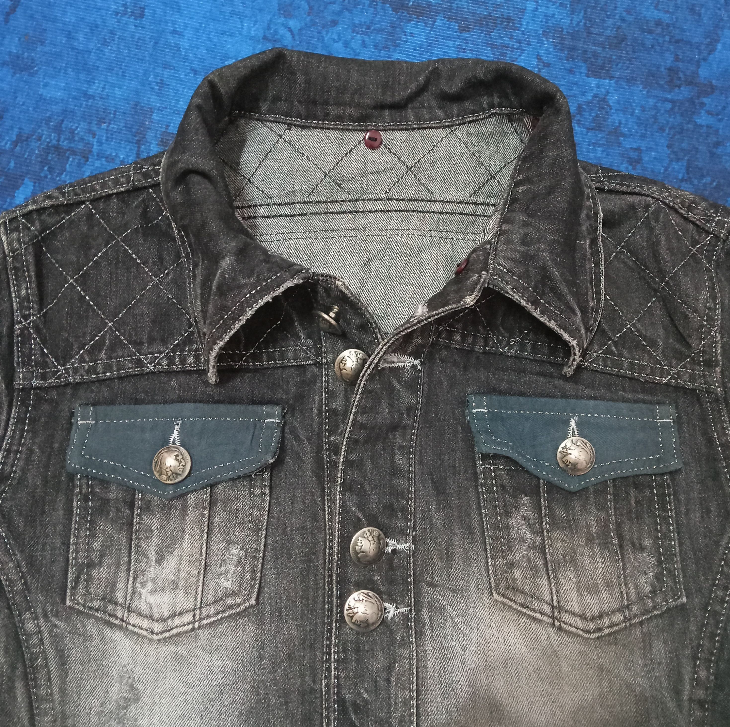 Other Lagust Rare Design Denim Jacket Size US L / EU 52-54 / 3 - 6 Thumbnail