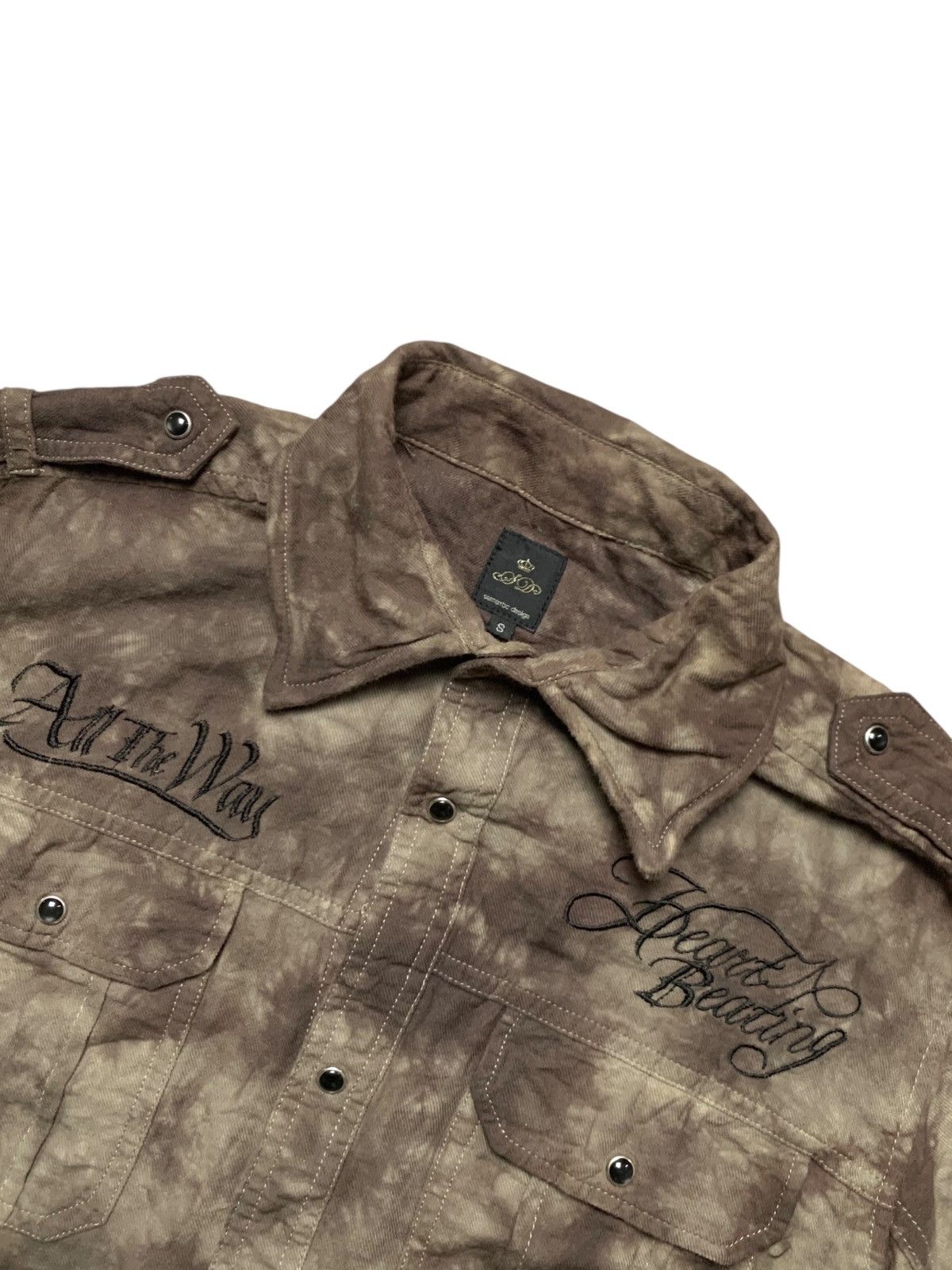 If Six Was Nine vkei Semantic Design AOP short shirt emboidired Size US S / EU 44-46 / 1 - 2 Thumbnail