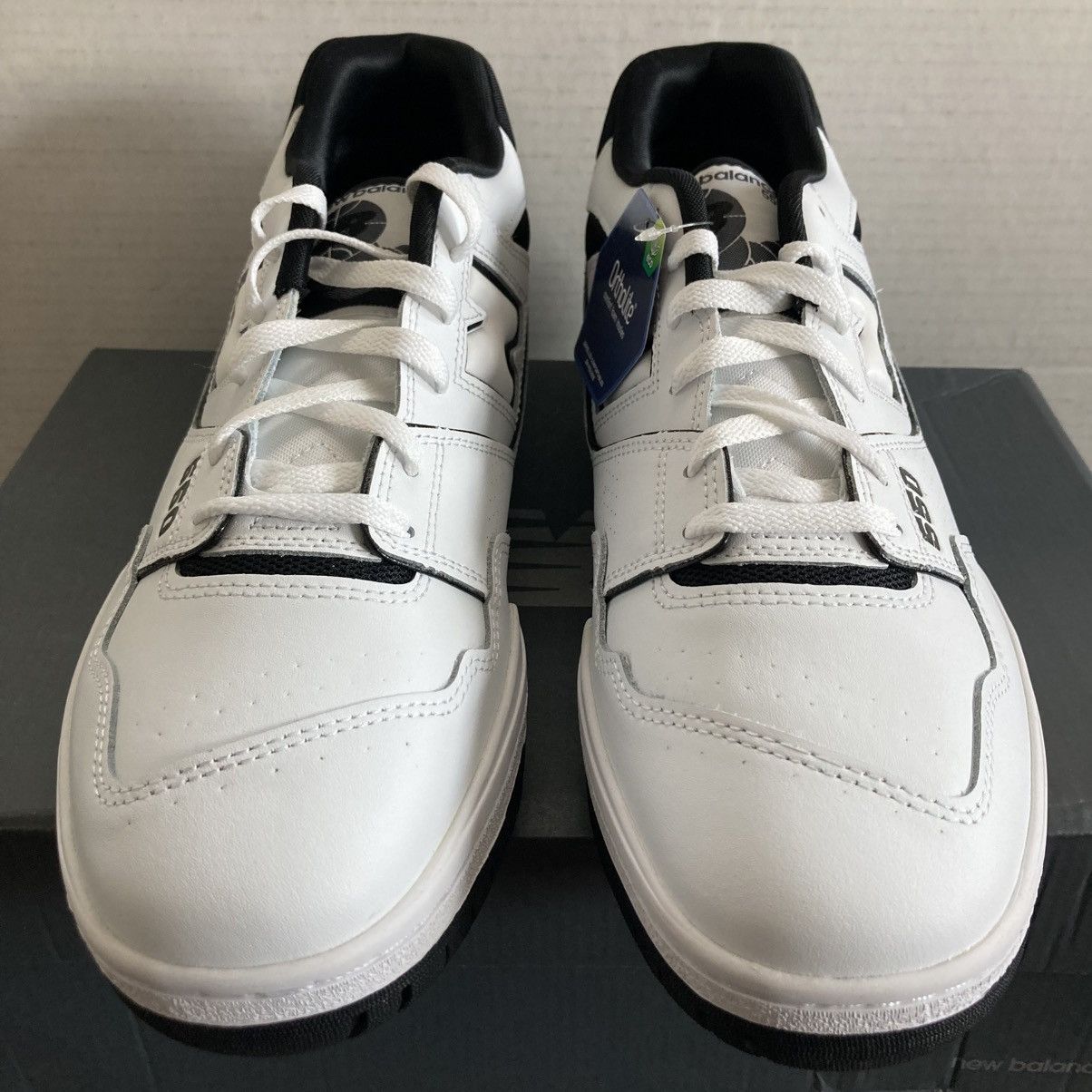 New Balance NEW BALANCE 550 WHITE BLACK BB550HA1 OREO SNEAKER SHOES 2021 Size US 14 / EU 47 - 7 Thumbnail