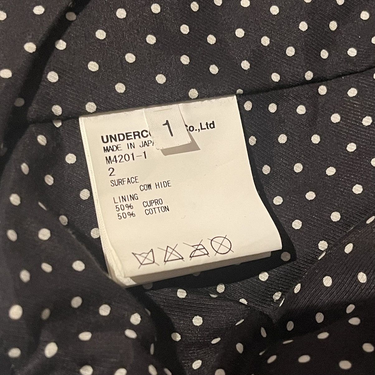 Undercover Undercover SS14 *1/1* PSYCHOCANDY leather rider jacket Size US S / EU 44-46 / 1 - 10 Thumbnail