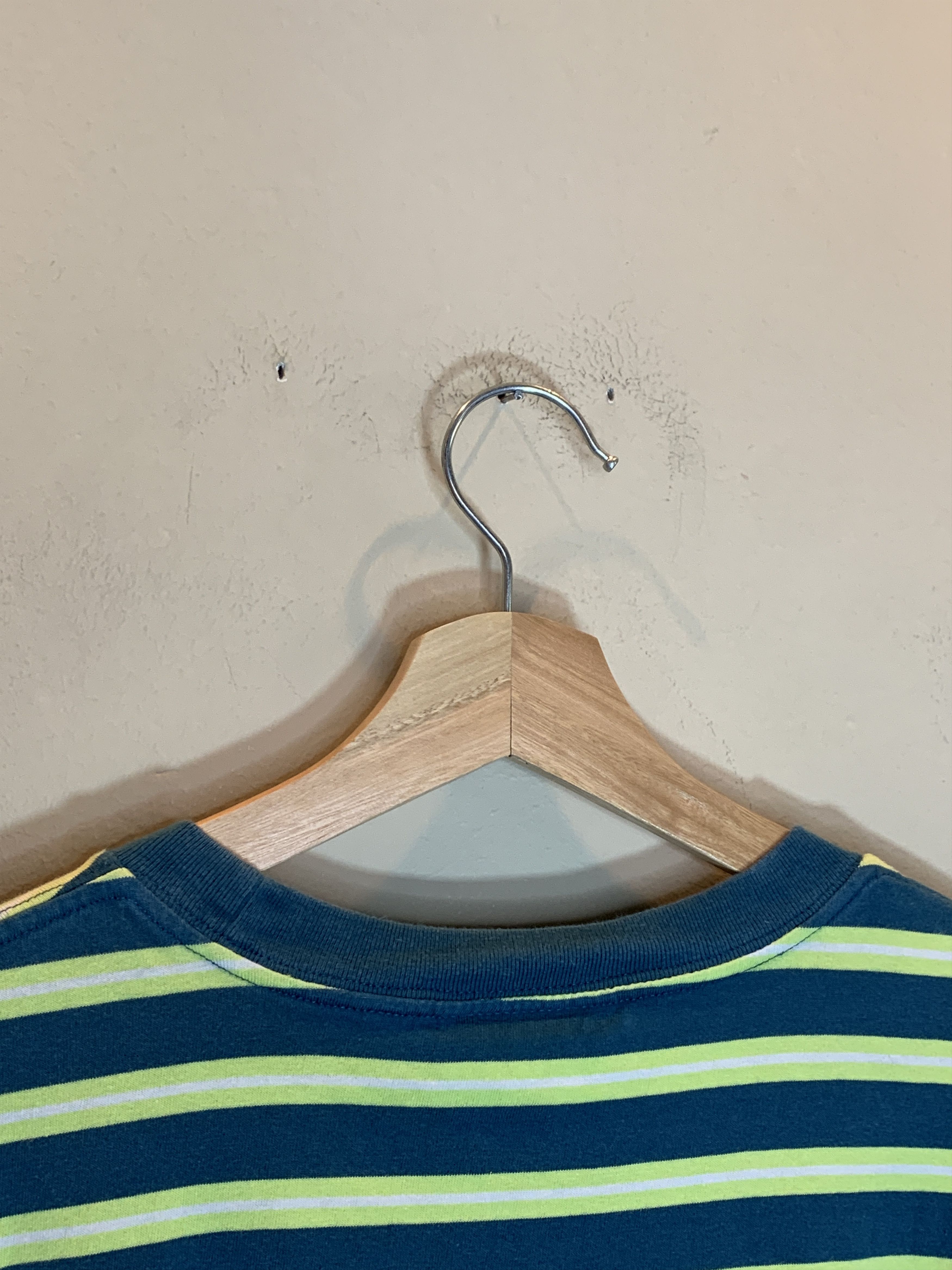 Carhartt Wip RARE Carhartt WIP Work In Progress Embroidered Striped Shirt Size US XL / EU 56 / 4 - 6 Thumbnail