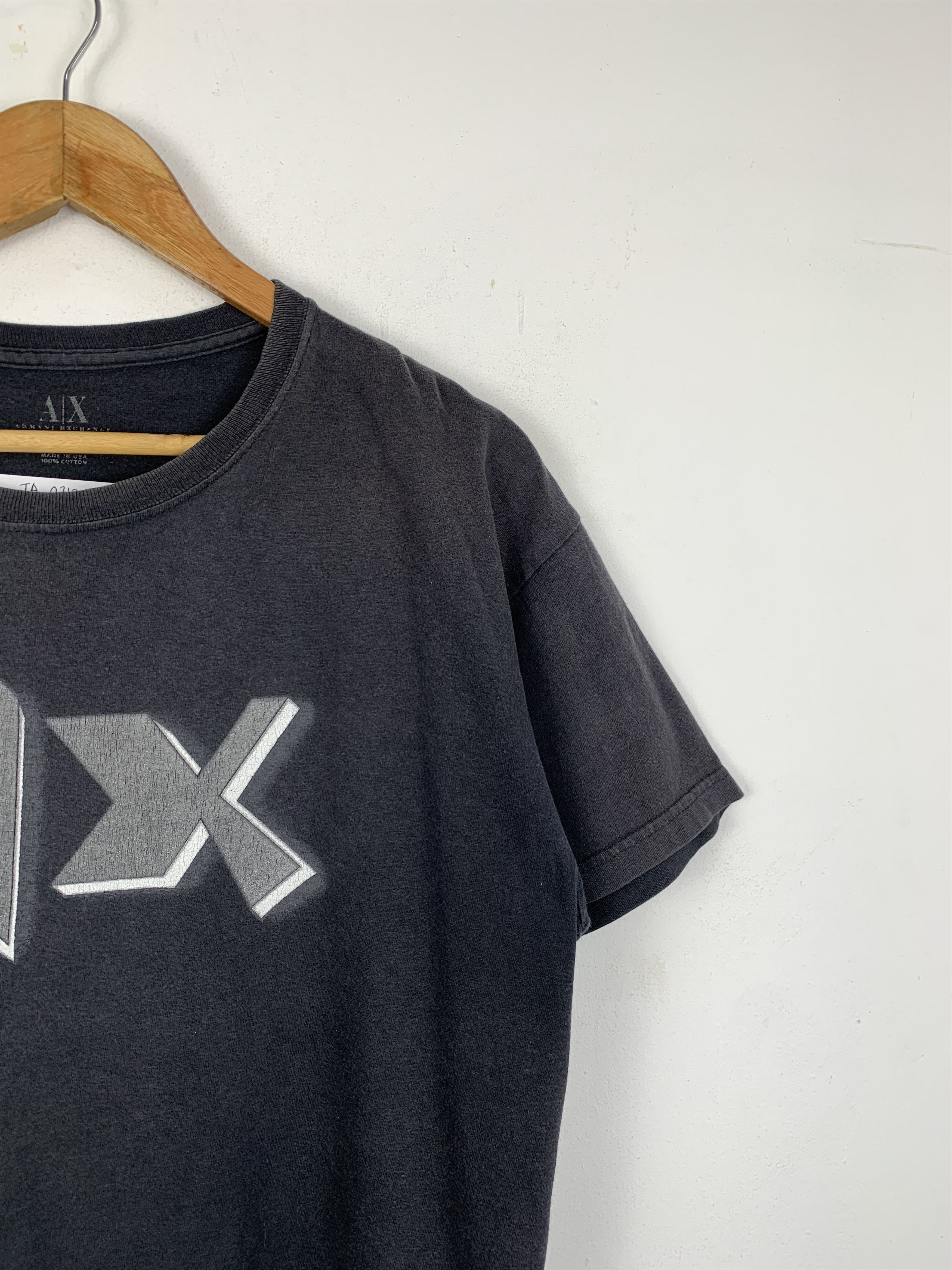 Armani Exchange × Vintage Armani Exchange Spellout Big Logo Tee TA0312 Size US M / EU 48-50 / 2 - 7 Thumbnail