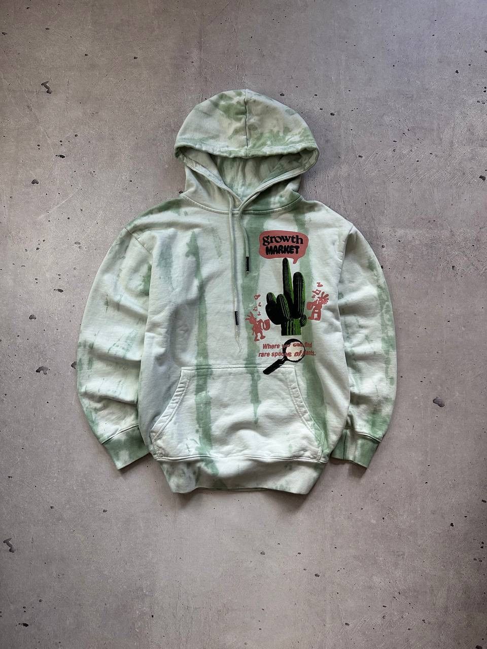 Designer × Market Market Men’s Hoodie “Growth Market” SK8 Y2K Vintage Style Size US M / EU 48-50 / 2 - 1 Thumbnail