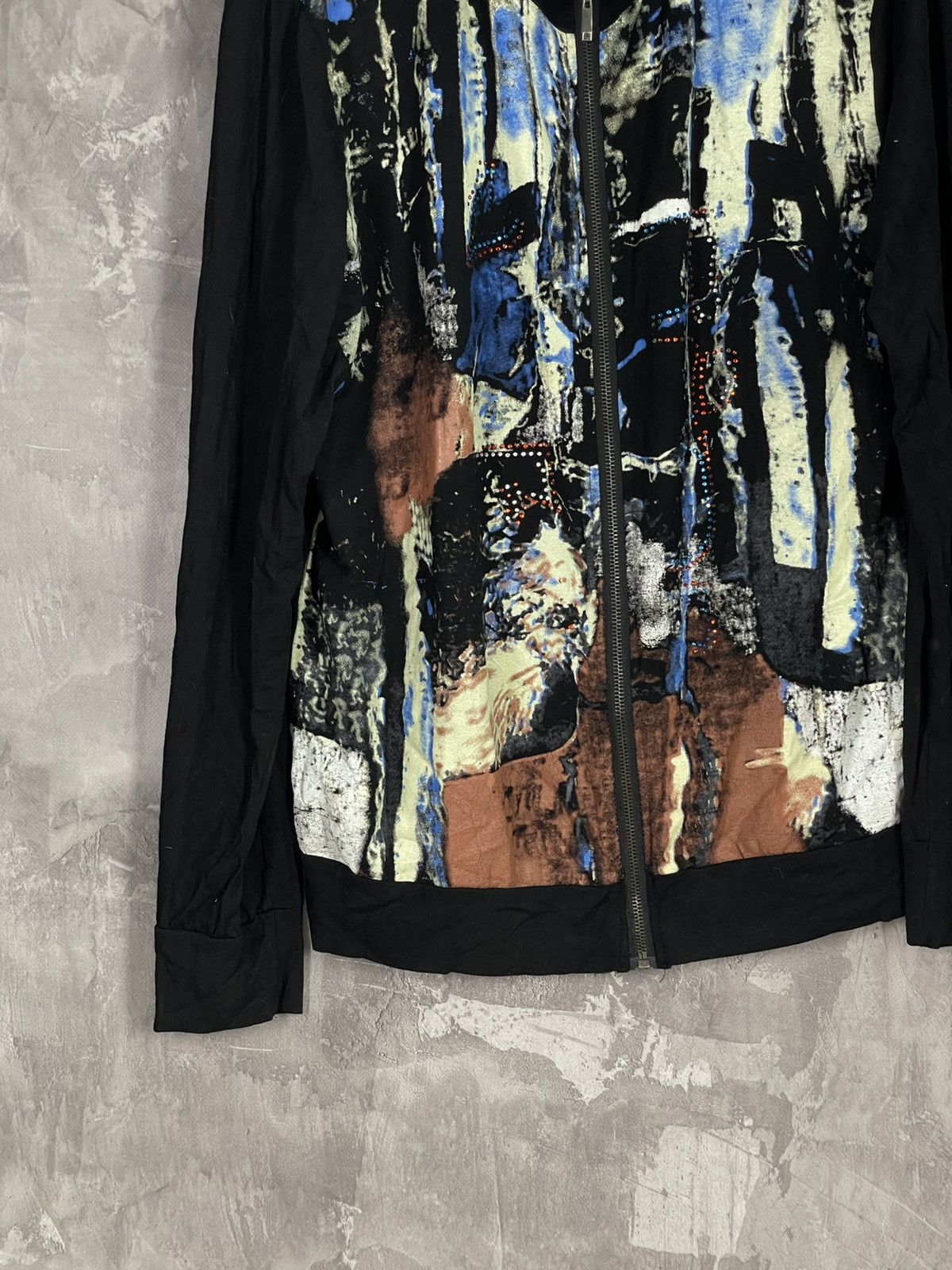Hysteric Glamour × If Six Was Nine × Vintage FRENCH ART KNIT ARCHIVE SWEATER ZIP UP Size XXL / US 16-18 / IT 52-54 - 5 Thumbnail