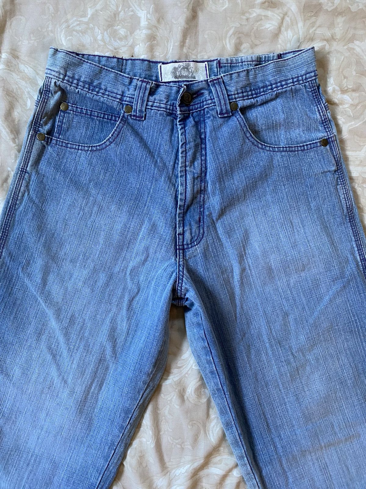 Southpole × Vintage Crazy Y2K RK Baggy Light Wash Jeans Size US 34 / EU 50 - 2 Thumbnail