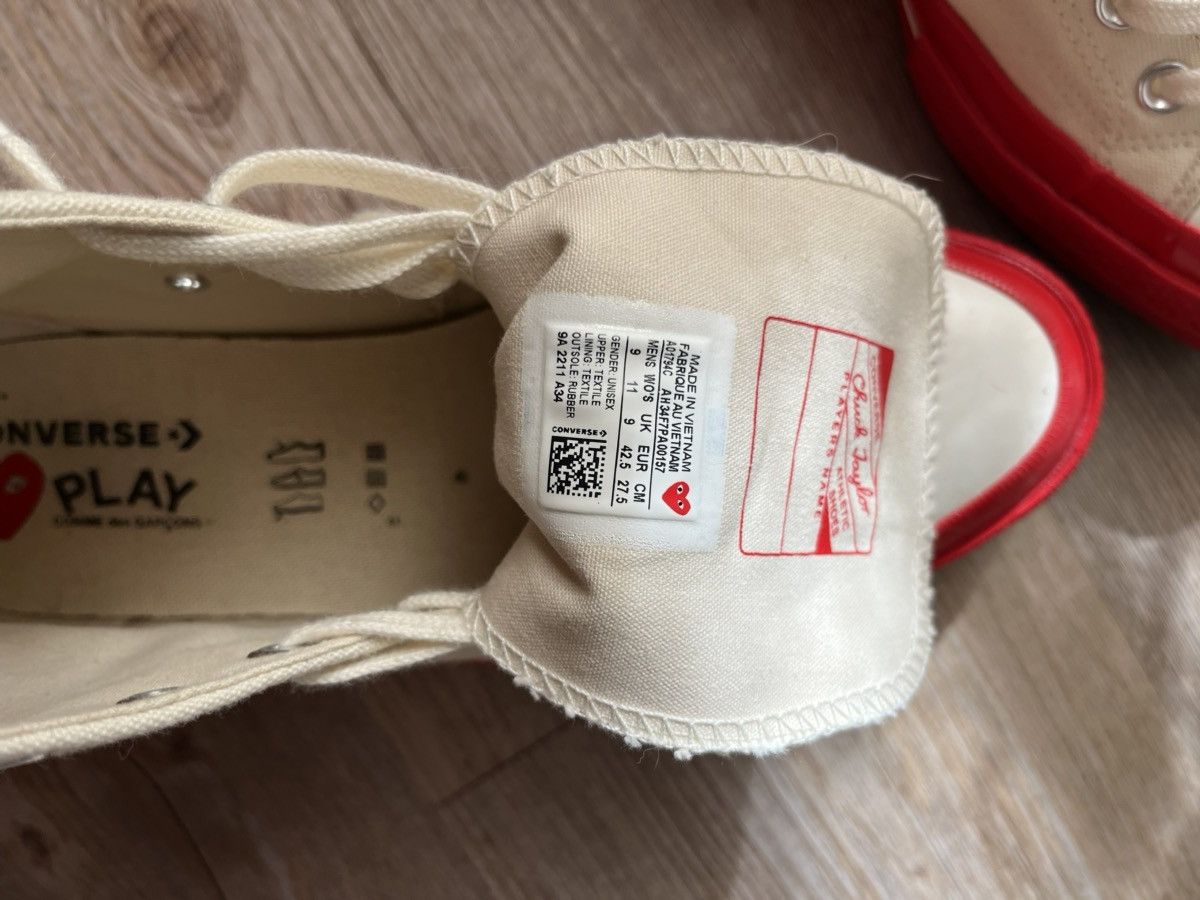 Comme des Garcons PLAY × Converse Converse x CDG Size US 9 / EU 42 - 6 Thumbnail