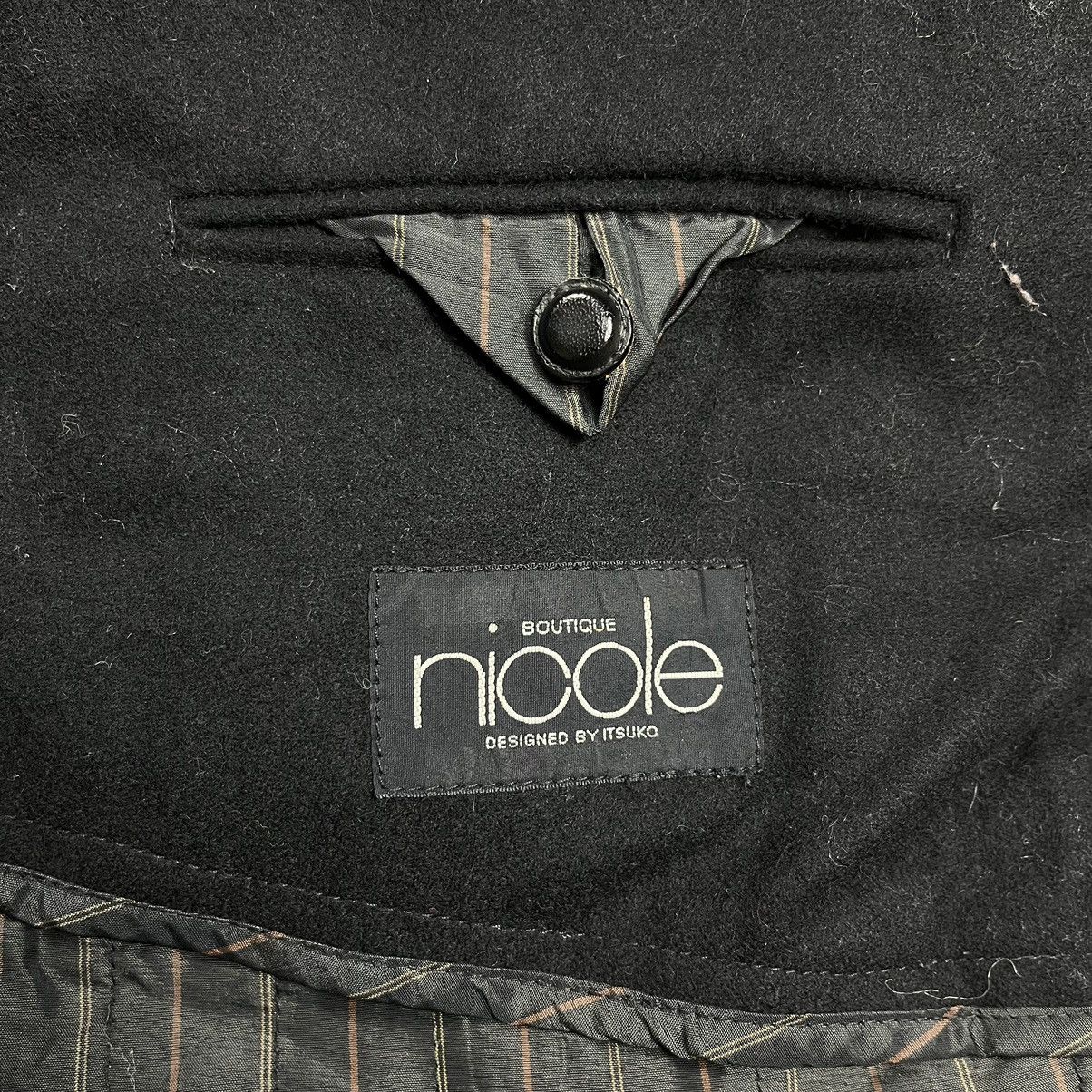 Japanese Brand × Le Grande Bleu (L.G.B.) × Nicole Club 90s Boutique Nicole by itsuko trucker lace leather jacket Size US M / EU 48-50 / 2 - 13 Thumbnail