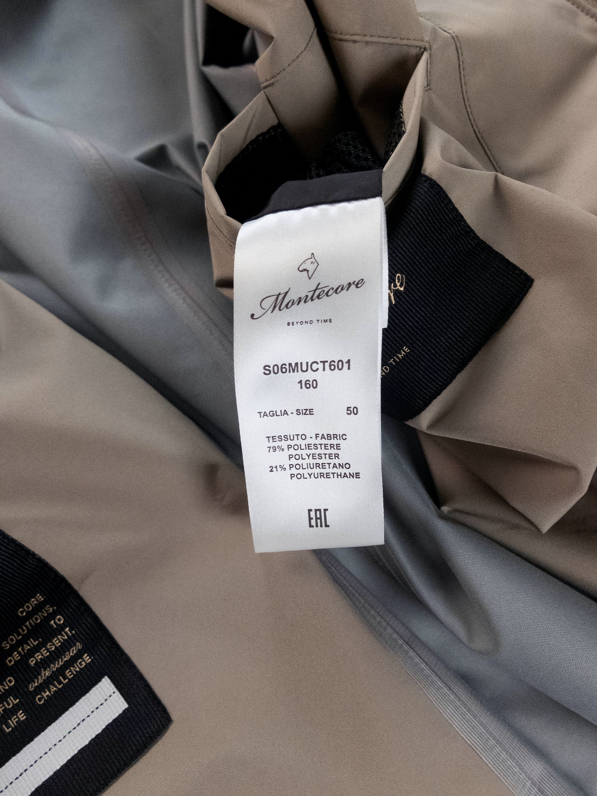 Montecore MONTECORE Italy beige hooded nylon coat jacket Large Size US L / EU 52-54 / 3 - 11 Thumbnail