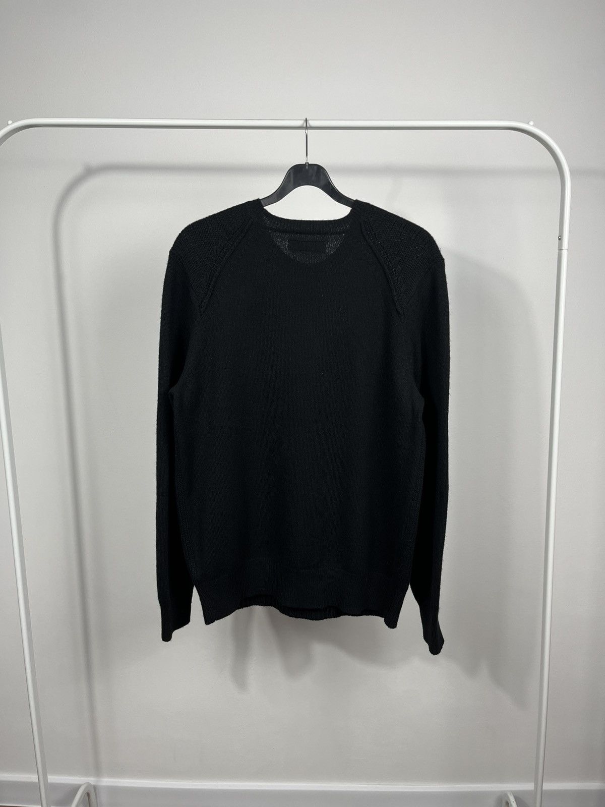 Allsaints AllSaints black wool blend Arley crew knit sweater L Size US L / EU 52-54 / 3 - 11 Thumbnail