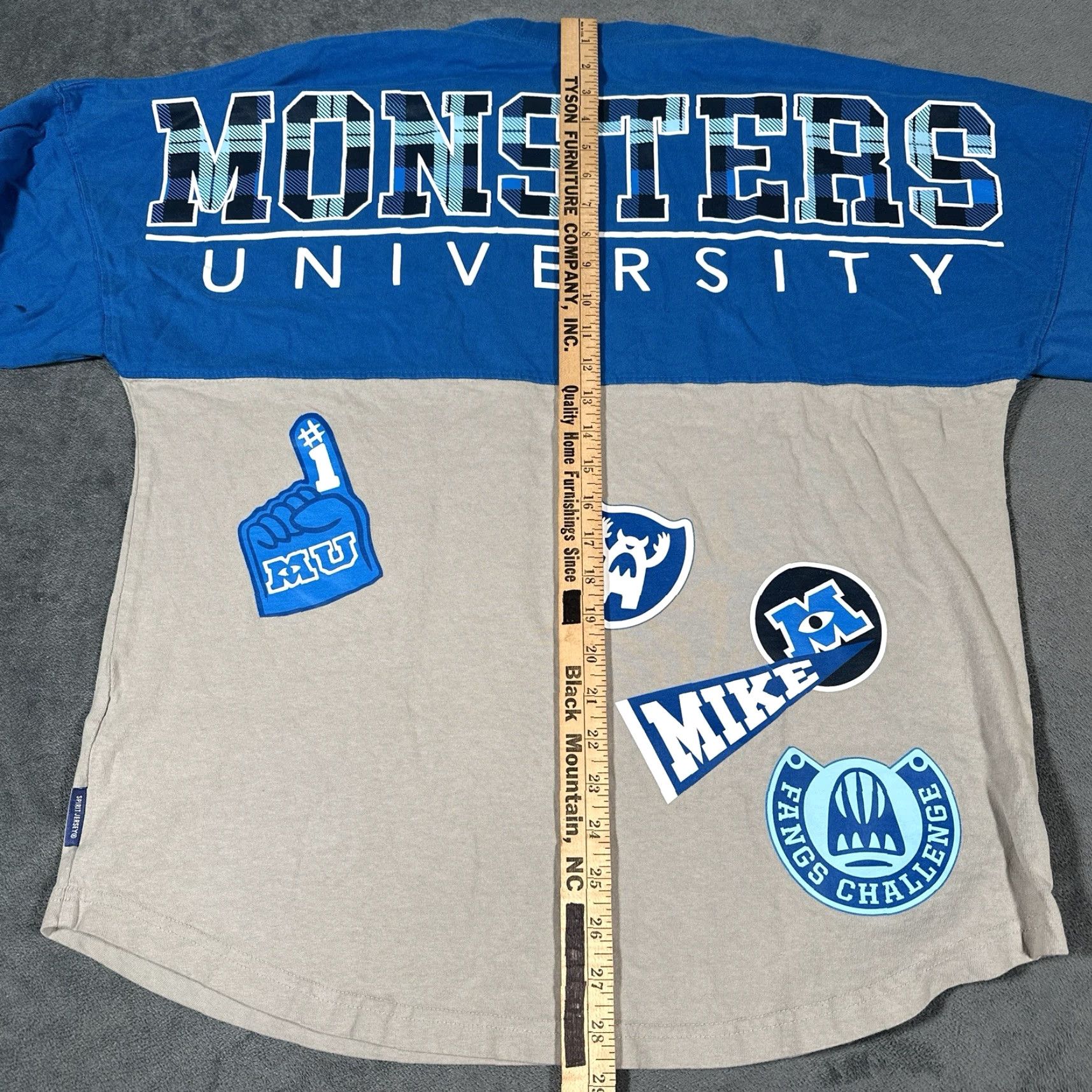 Disney Disney Monsters University Spirit Jersey Shirt Mens Medium Long Sleeve Pullover Graphic Print Blue Nike? Wait no. Size US M / EU 48-50 / 2 - 4 Thumbnail