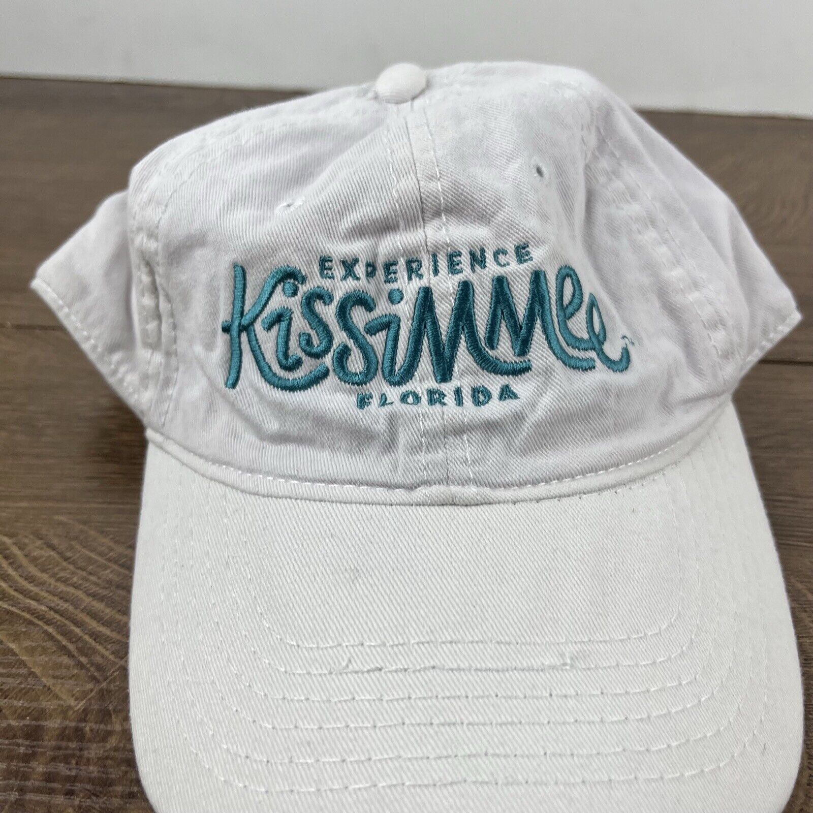 Other Kissimmee Florida Hat White Cap Hat Adjustable Hat White Adu Size ONE SIZE - 7 Thumbnail