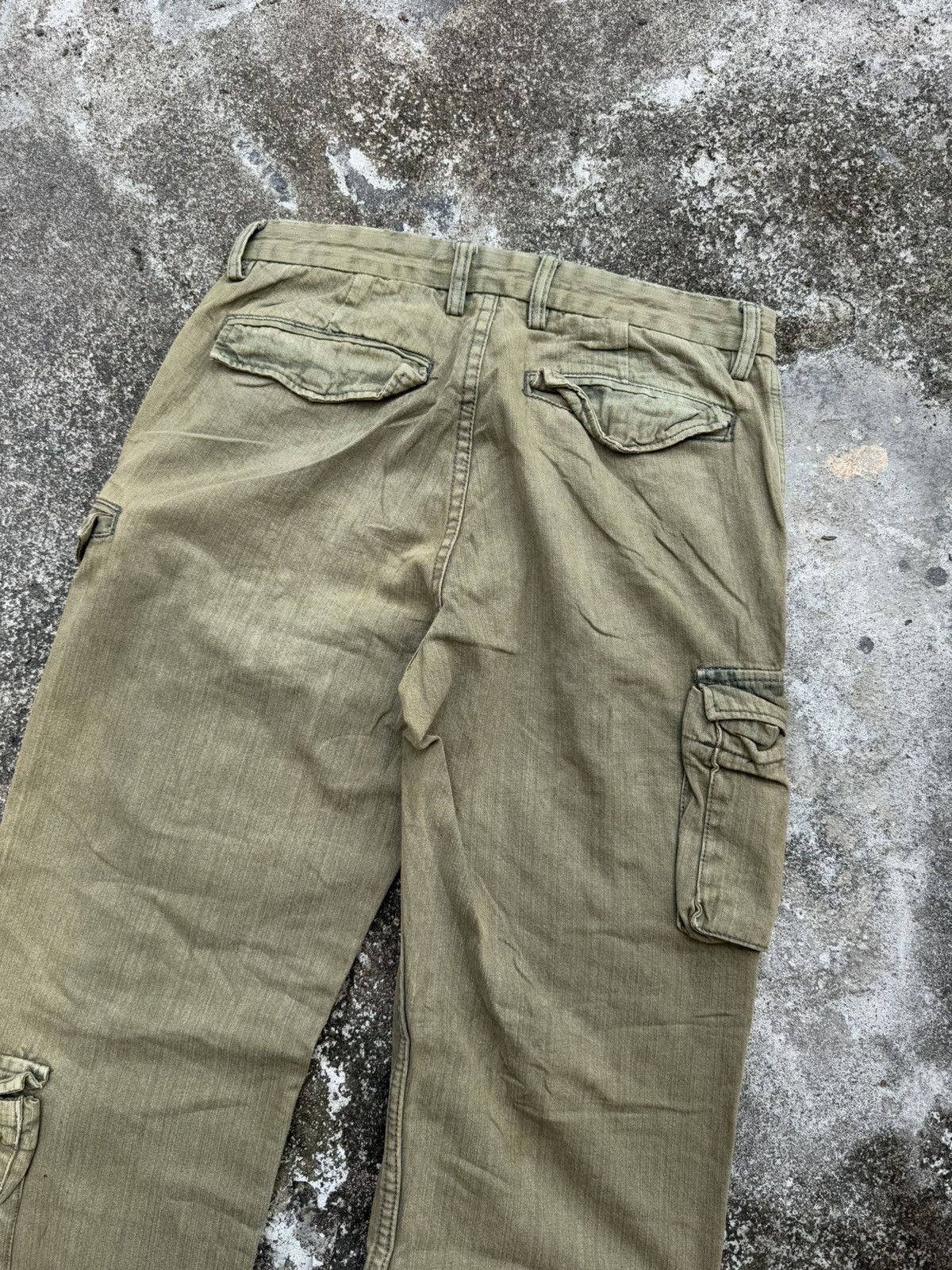 Beauty Beast × Hysteric Glamour × Japanese Brand Japanese Cargo Washed Denim Pants Size US 30 / EU 46 - 4 Thumbnail