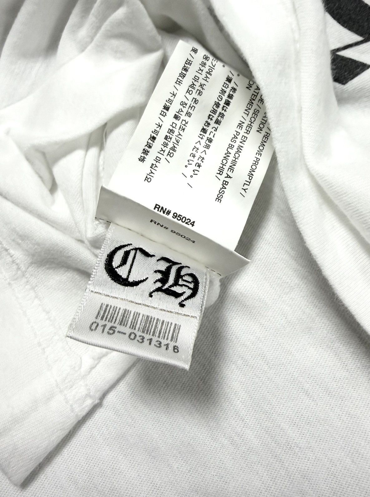 Chrome Hearts Chrome Hearts ‘RS3 Triple Cross’ Pocket T-Shirt Size US S / EU 44-46 / 1 - 7 Thumbnail