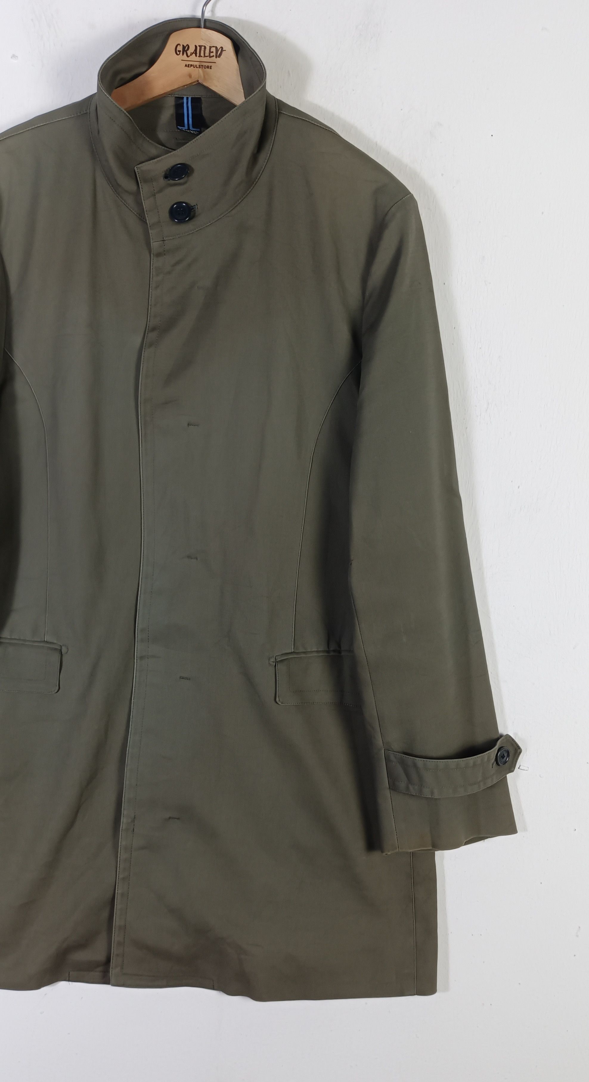 Lanvin Lanvin er Bleu Trench Coat Size US M / EU 48-50 / 2 - 6 Thumbnail