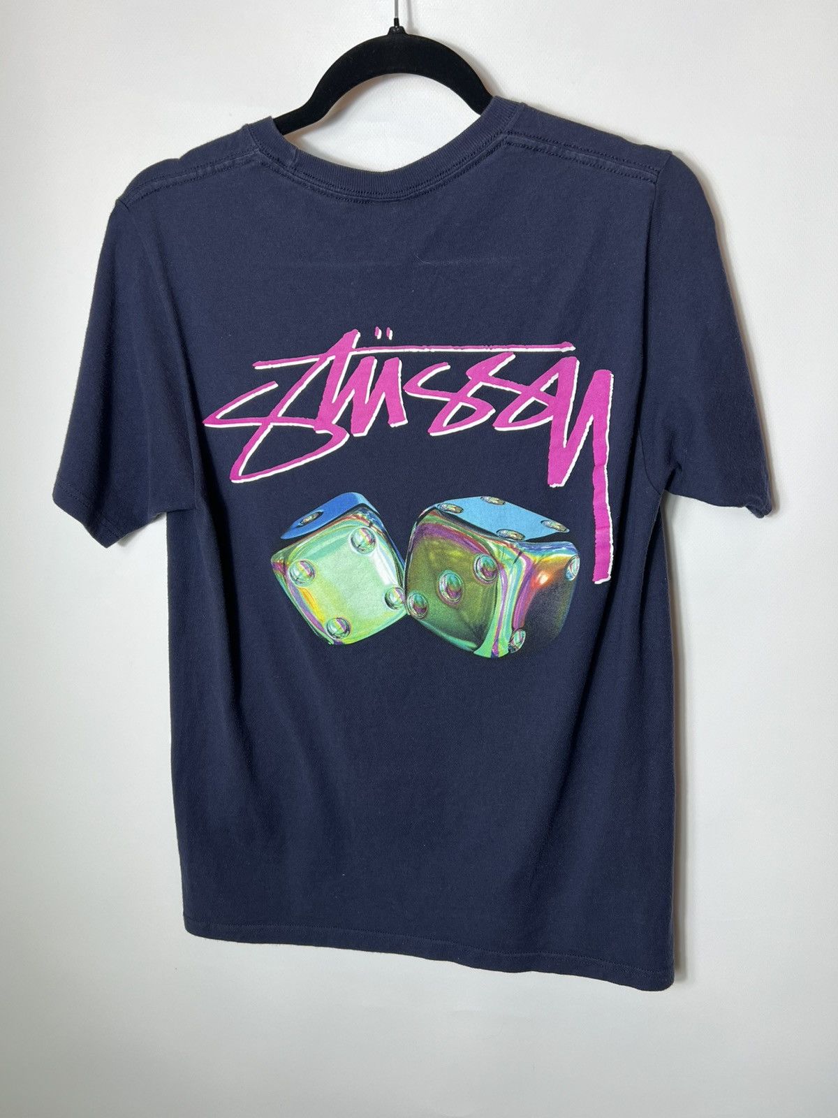 Stussy Vintage streetwear y2k sk8 Stussy Iridescent Dice T-shirt Size US S / EU 44-46 / 1 - 1 Thumbnail