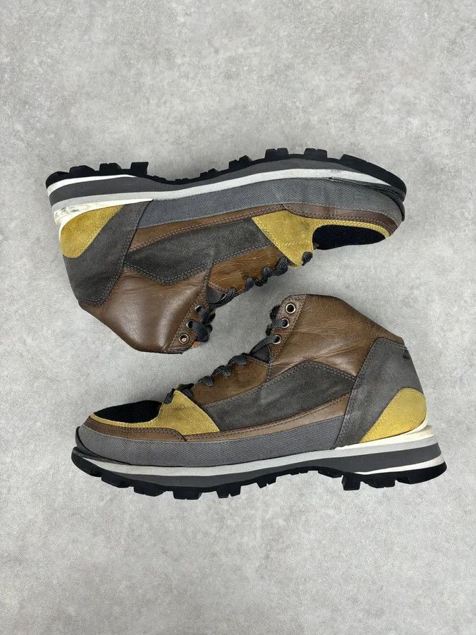 Dries Van Noten Dries Van Noten Mustard Leather Hiking Sneakers Size US 10 / EU 43 - 9 Thumbnail