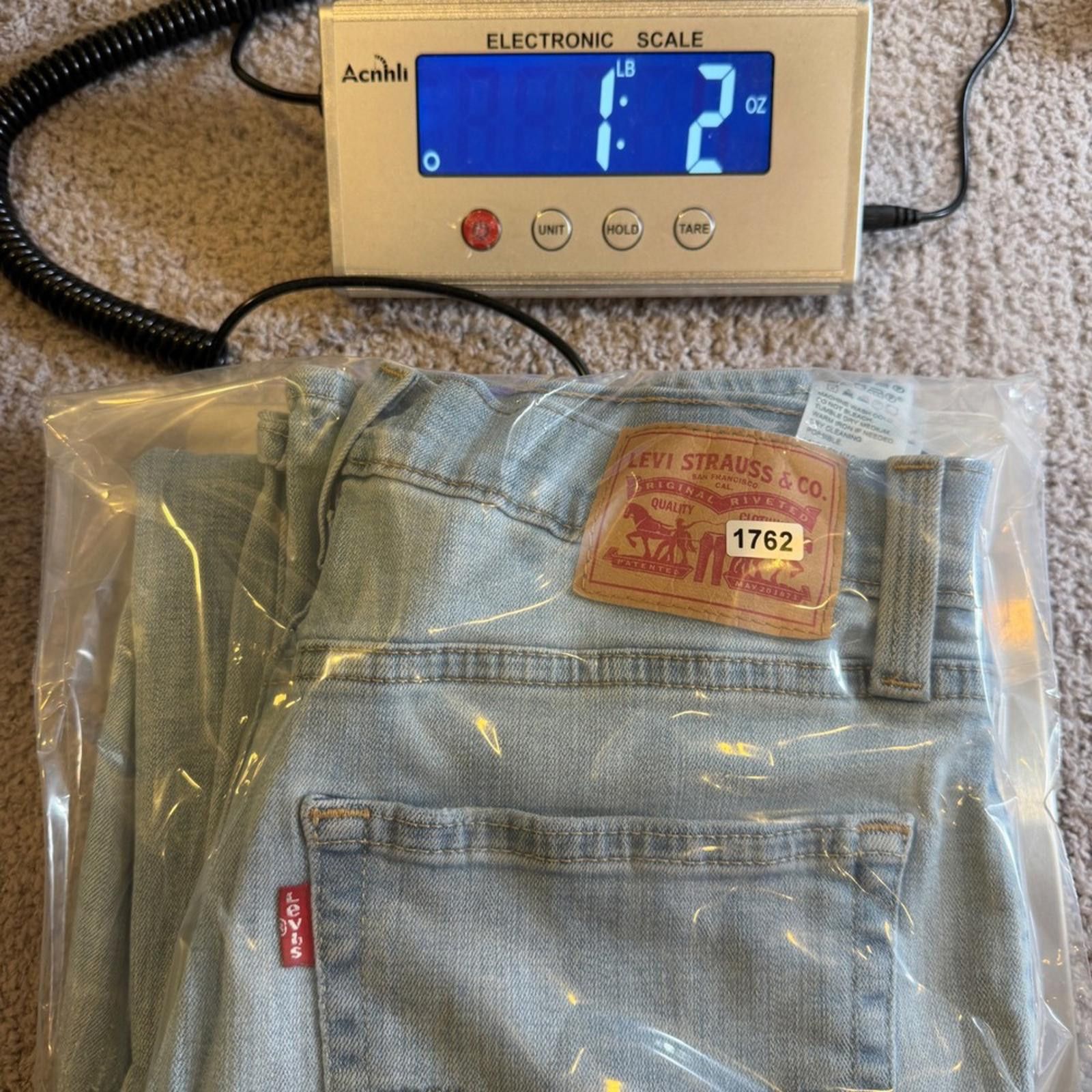 Levi's Levis 724 High Rise Straight Jeans 29x32 Light Wash Size 29" - 10 Thumbnail