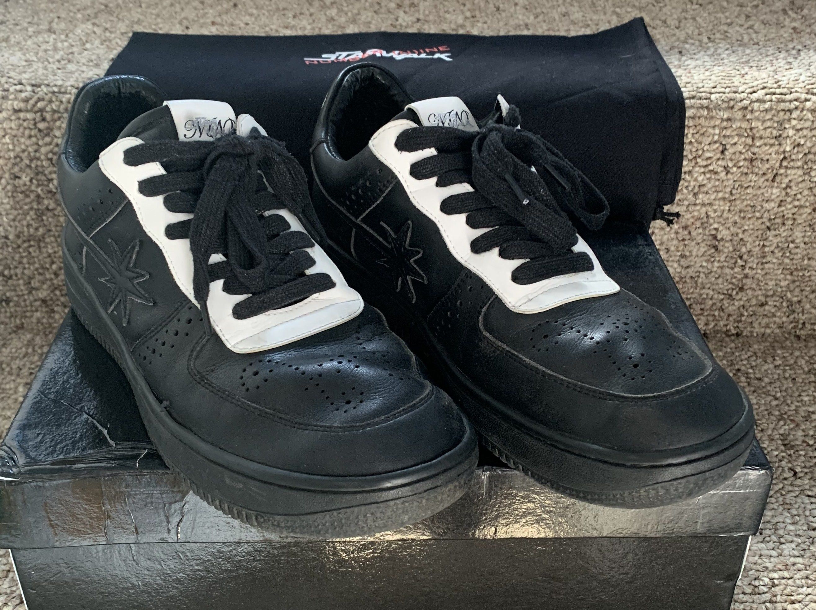 Number (N)ine SS03 number nine crying heart shoes with og box