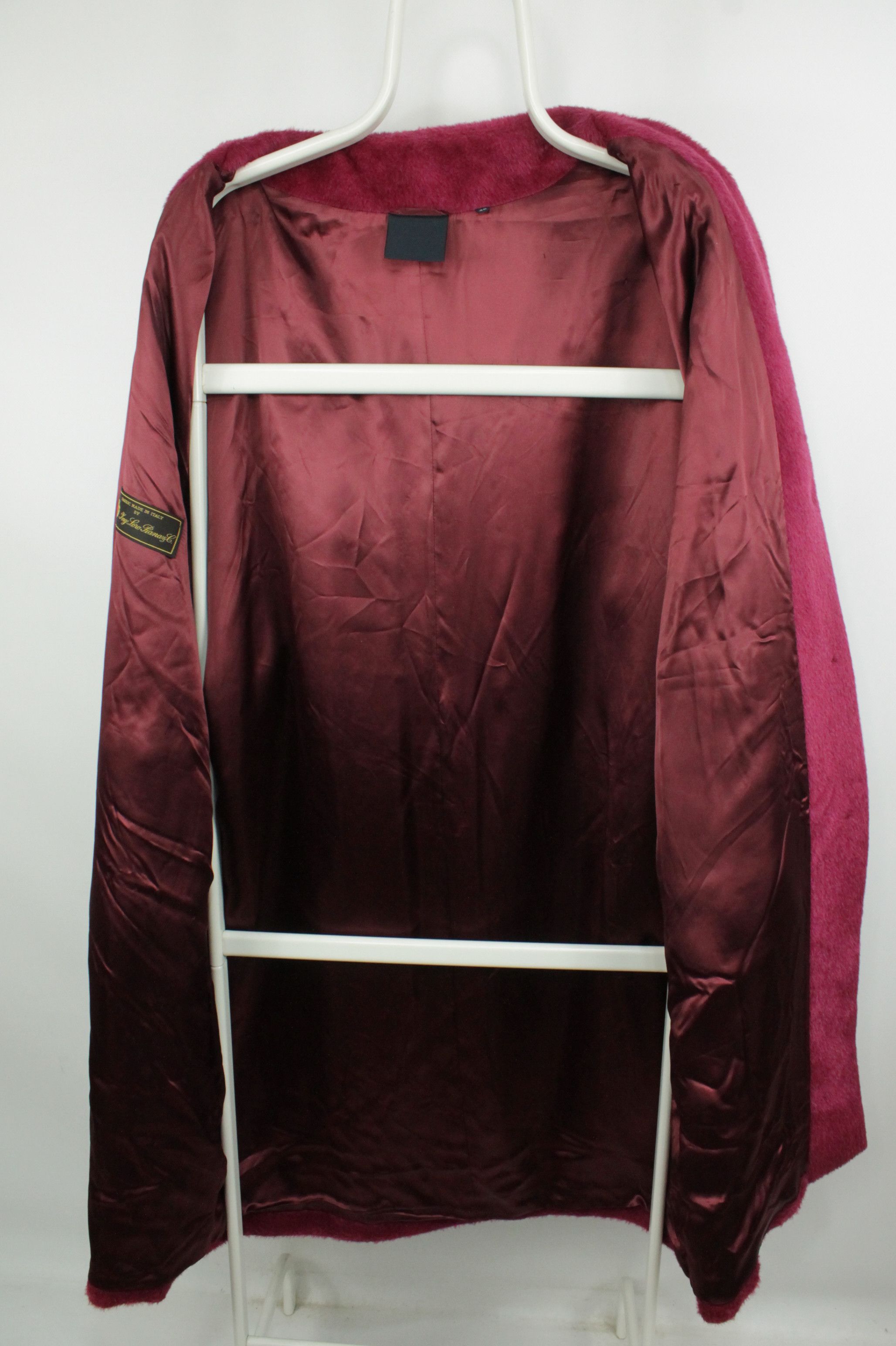 Aspesi Aspesi Loro Piana Alpaca Wool Red Coat Women's Size L / US 10 / IT 46 - 7 Thumbnail