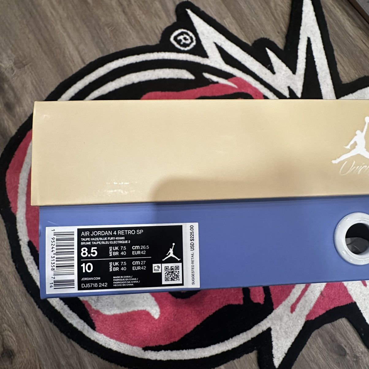 Jordan Brand × Union LA Jordan 4 Retro SP 30th Anniversary Union Taupe Haze Size US 8.5 / EU 41-42 - 11 Thumbnail