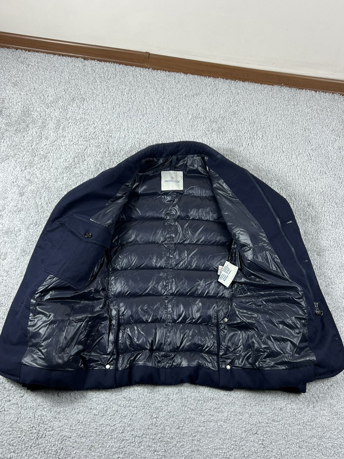 Moncler Moncler Robin Blue Blazer Jacket Size 0 Size US S / EU 44-46 / 1 - 9 Thumbnail