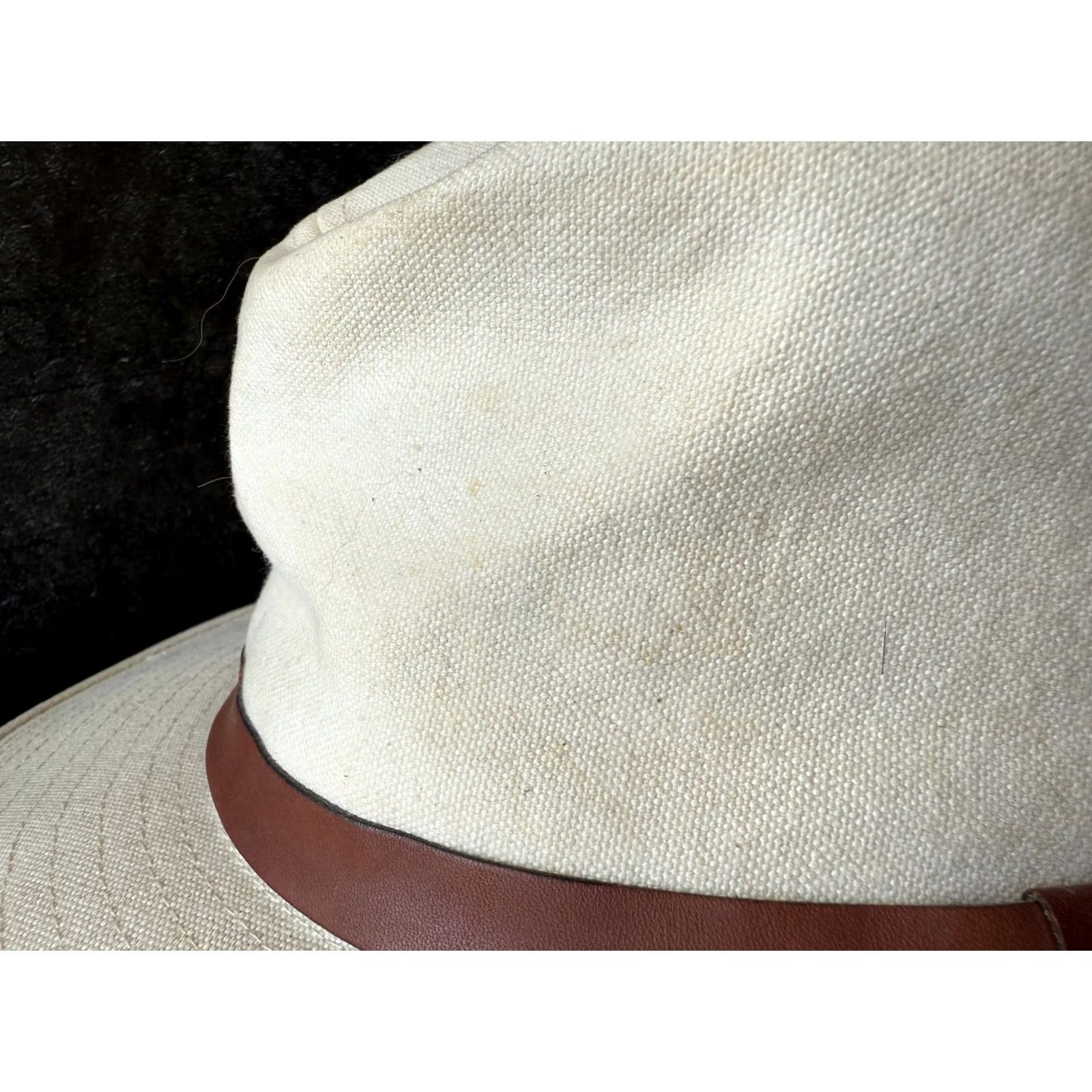 Vintage New York Hat& Cap co. White Bucket Traveller Hat L 56cm Men Baseball Cap Buckets Hat Size ONE SIZE - 3 Thumbnail