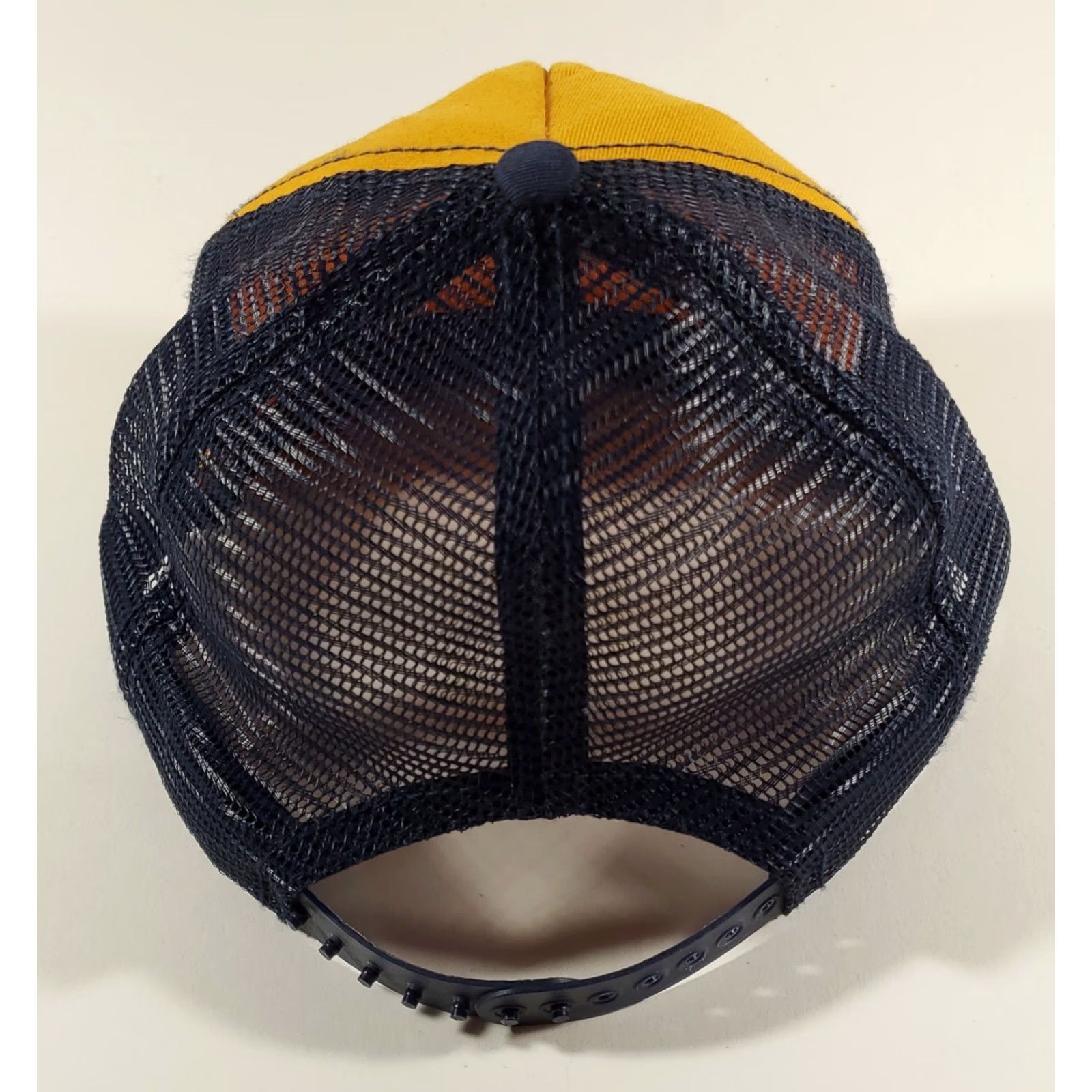 Vintage VINTAGE 80s Lions Club Hat Cap Snapback Trucker Adjustable Clean Blue Yellow Mens S Cap Hat USA Lions Club Mens Blue Trucker Adjustable Cap Size ONE SIZE - 2 Thumbnail