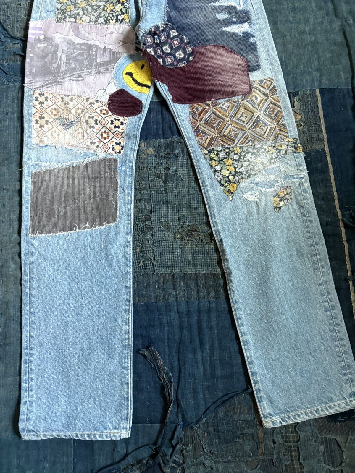 Kapital Kountry kapital clutch smile flare star hippie patchwork kountry Size US 30 / EU 46 - 4 Thumbnail