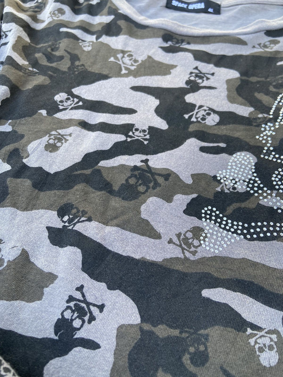 Beauty Beast × Hysteric Glamour × Japanese Brand BRUSQUE MANNER DOUBLE LAYER ALL OVER SKULL LONG SLEEVE Size US XL / EU 56 / 4 - 10 Thumbnail