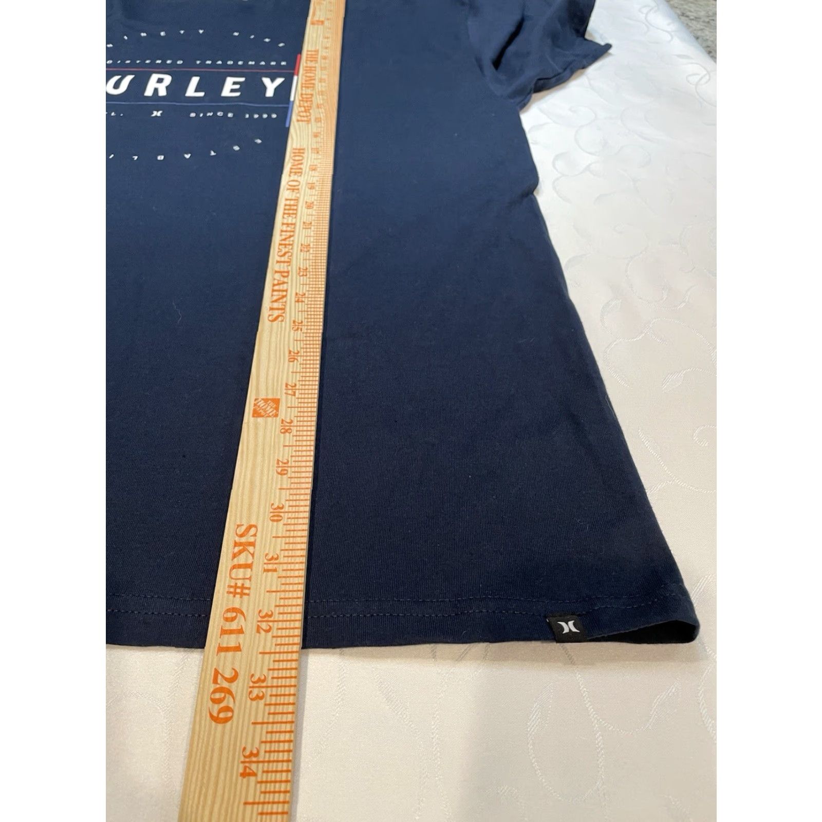 Hurley Hurley Surf Co. Blue T-Shirt Men XL Short Sleeve Cotton Summer Regular Fit Size US XL / EU 56 / 4 - 5 Thumbnail