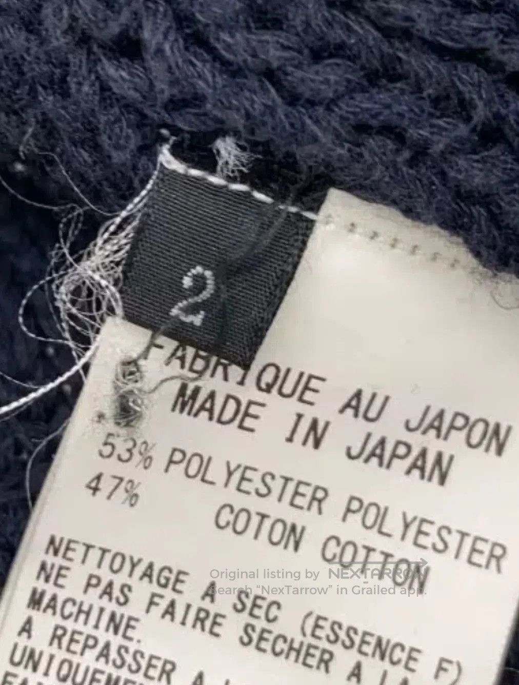Yohji Yamamoto Y's Yohji Yamamoto 90s Black Cardigan. Size M / US 6-8 / IT 42-44 - 5 Thumbnail