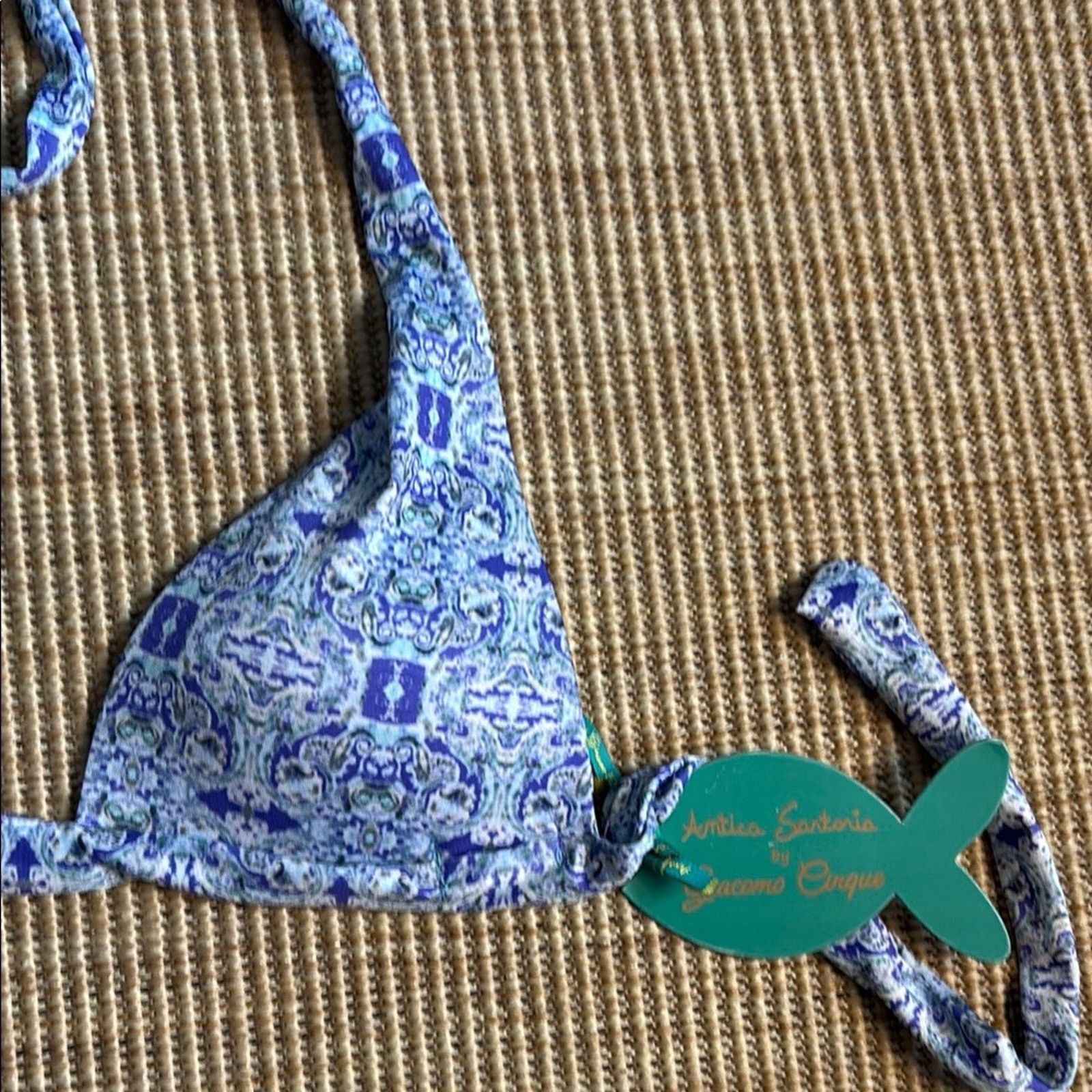 Other NWT Antica Sartoria Positano Purple Patterned Bikini Set S Size ONE SIZE - 2 Thumbnail