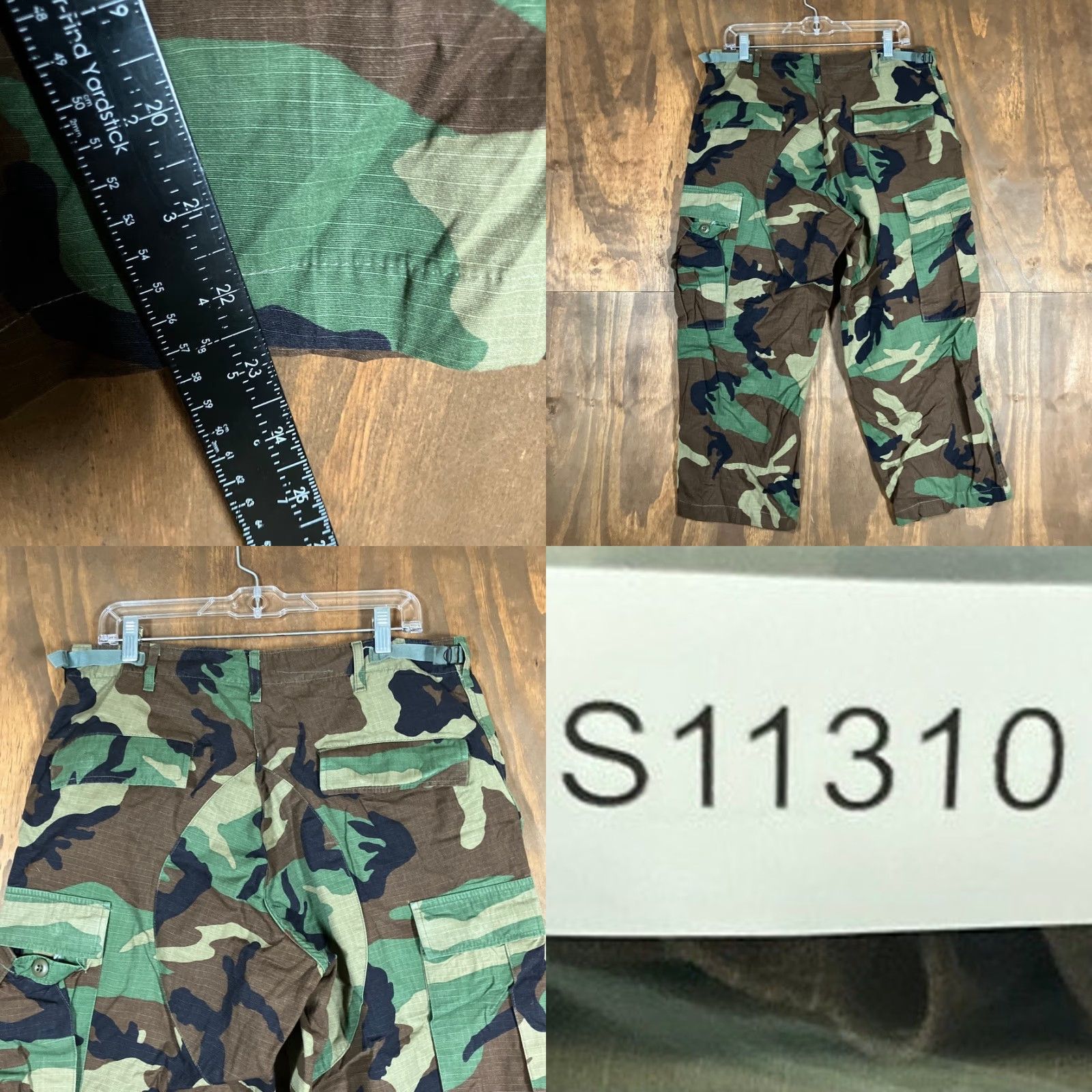 Vintage VINTAGE Military Army Combat Unisex M-65 field Trousers Green Woodlands Camo Uniform MR Size US 31 - 8 Thumbnail