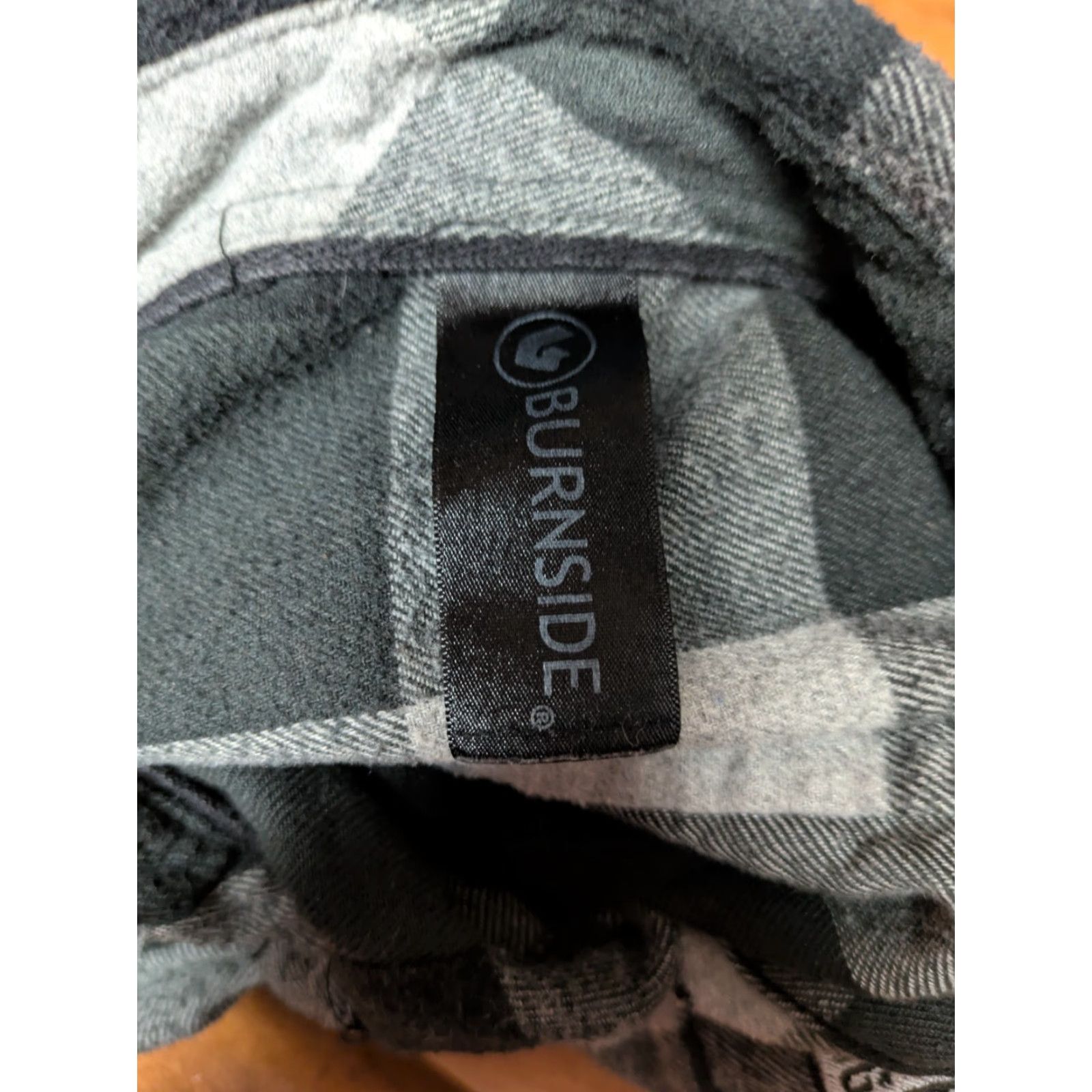Burnside VINTAGE Burnside Shirt Button-Up Flannel Long Sleeve Men L Gray Cotton Blend Casual Beer Theme 80% Cotton 20% Polyester Burnside - wait, correction Size US L / EU 52-54 / 3 - 5 Thumbnail