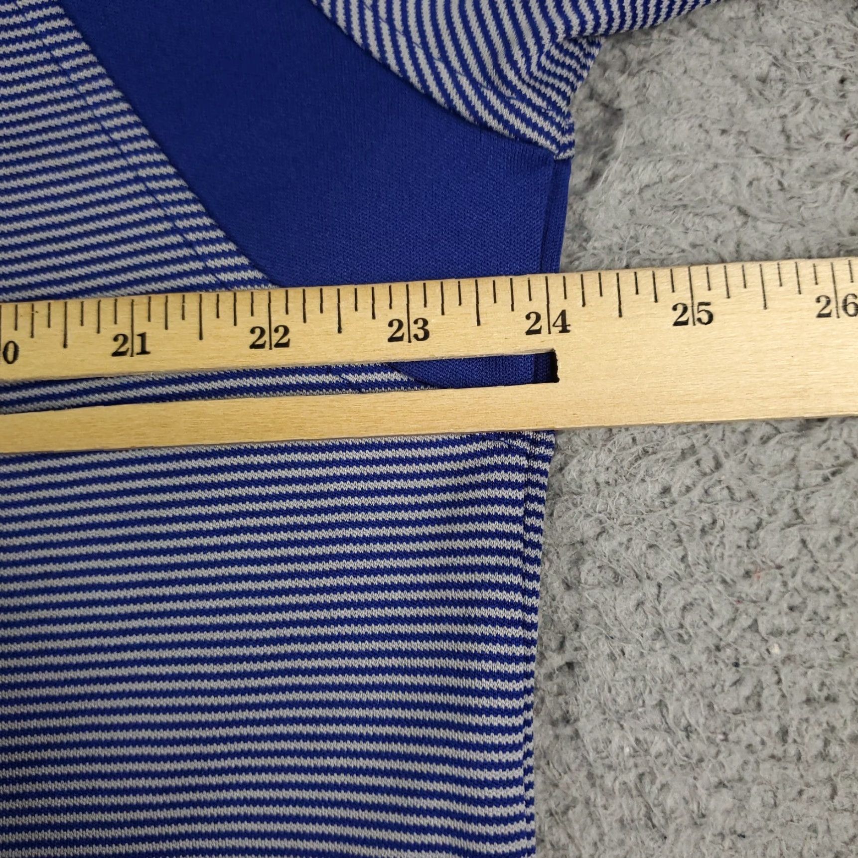 Vintage Greg Norman Polo Shirt Mens XL Blue Striped Short Sleeve 1/4 Zip Golf Casual Size US XL / EU 56 / 4 - 5 Thumbnail