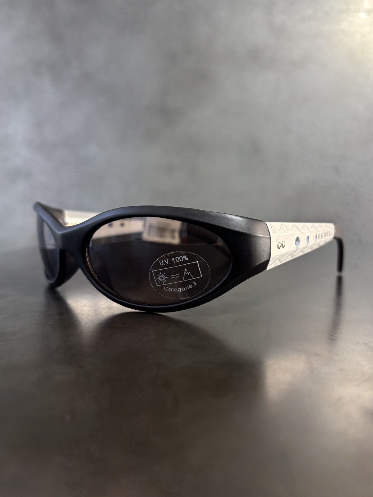 Japanese Brand × Vintage 2000s Rebell Sporty Sunglasses Diesel Look Vintage Y2K Cutie Size ONE SIZE - 6 Thumbnail
